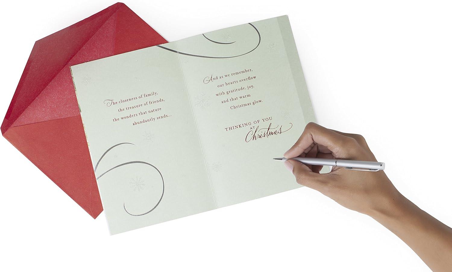 imageHallmark Christmas Card Thinking of You SnowflakesThinking of You Cardinals