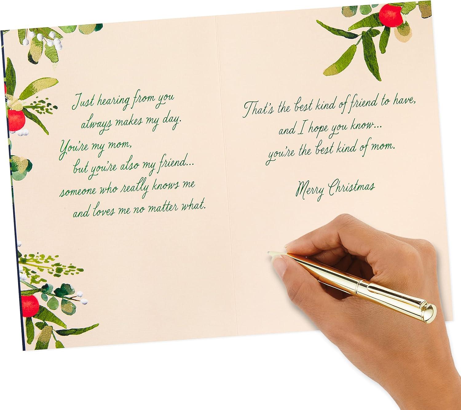 imageHallmark Christmas Card for Mom Merry and BrightMerry and Bright