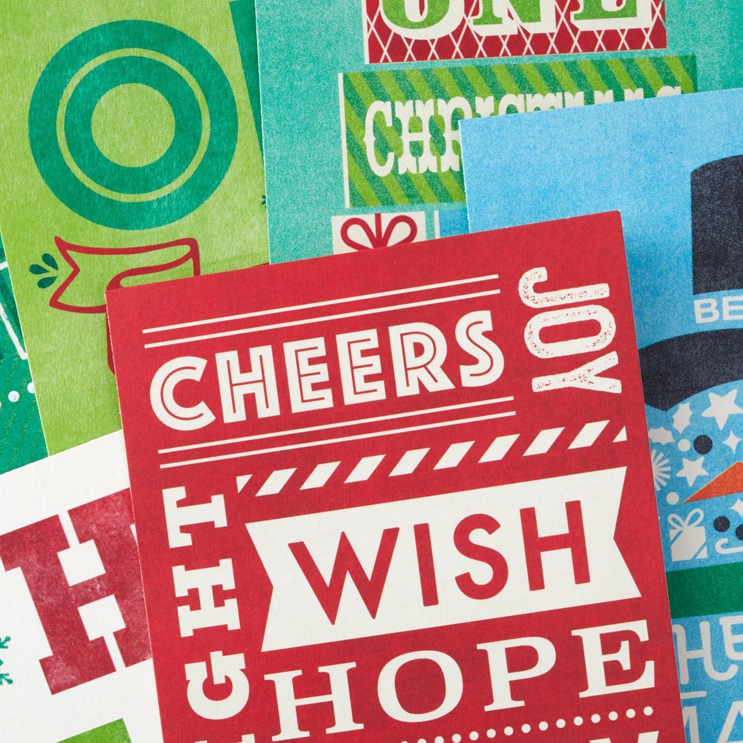 imageHallmark Christmas Gift Card Holders or Money Holders Assortment Colorful Holidays 36 Cards with EnvelopesColorful Holidays  36 Christmas Gift Card Holders