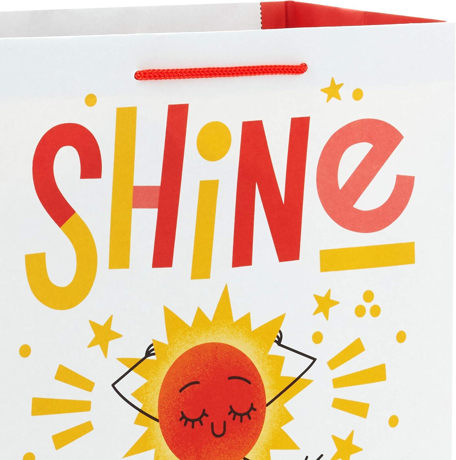 imageHallmark Crayola 11quot Large Gift Bags with CutOut Coloring Sheets Bundle of 3 Pink Strawberry Red Sun Yellow Fries for Birthdays Kids Parties Arts and Crafts