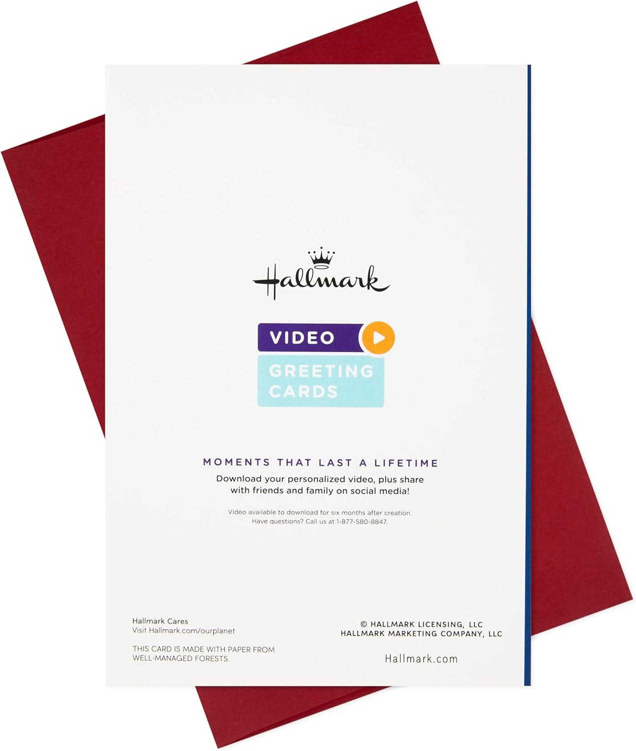 imageHallmark Discontinued Product  Does Not WorkPeace on Earth  Record Your Own Video Newsletter