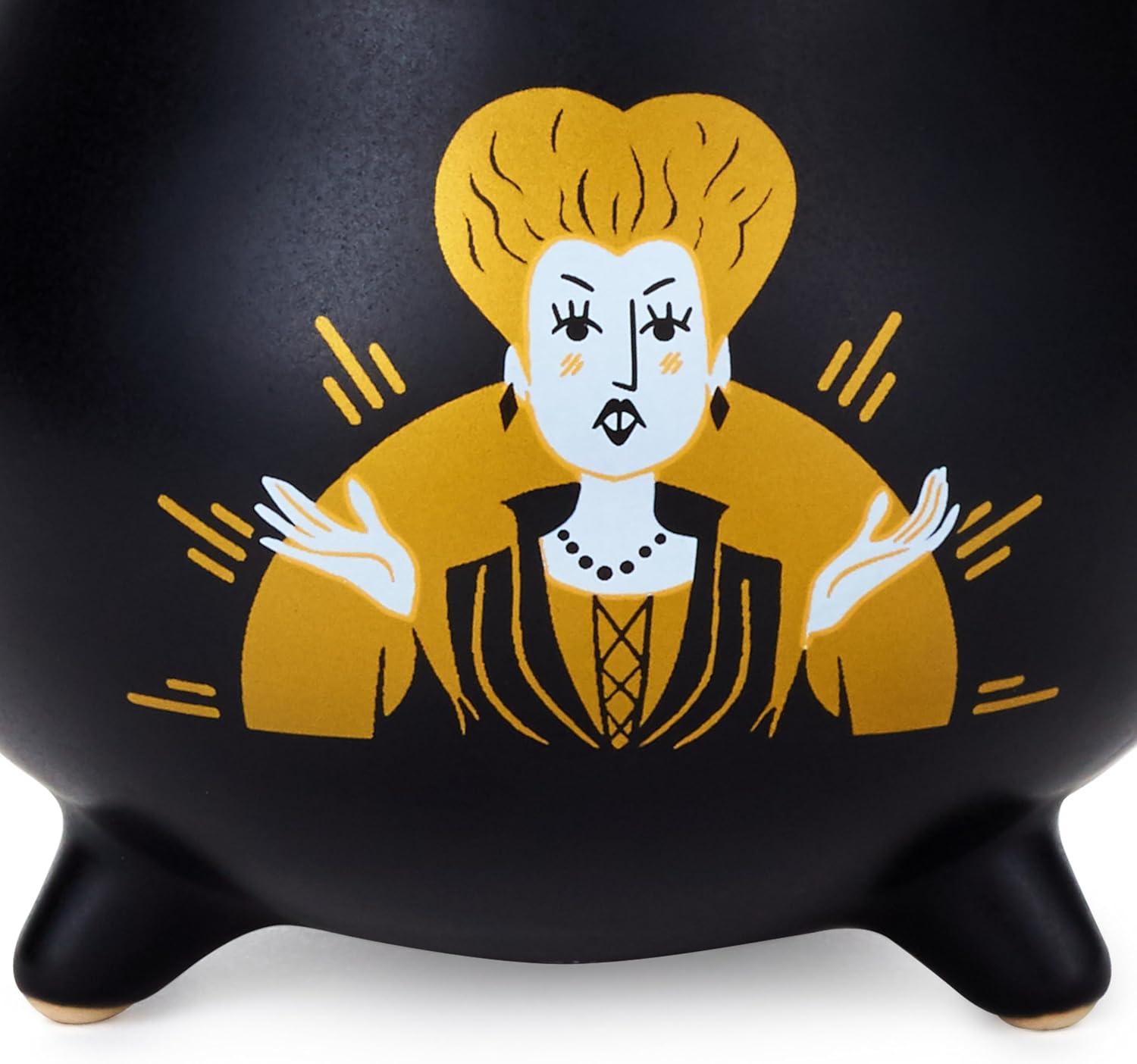 imageHallmark Disney Hocus Pocus Cauldron Mug 15oz Glorious Morning Gift for Mom Sister Friend Sanderson Sisters Fans