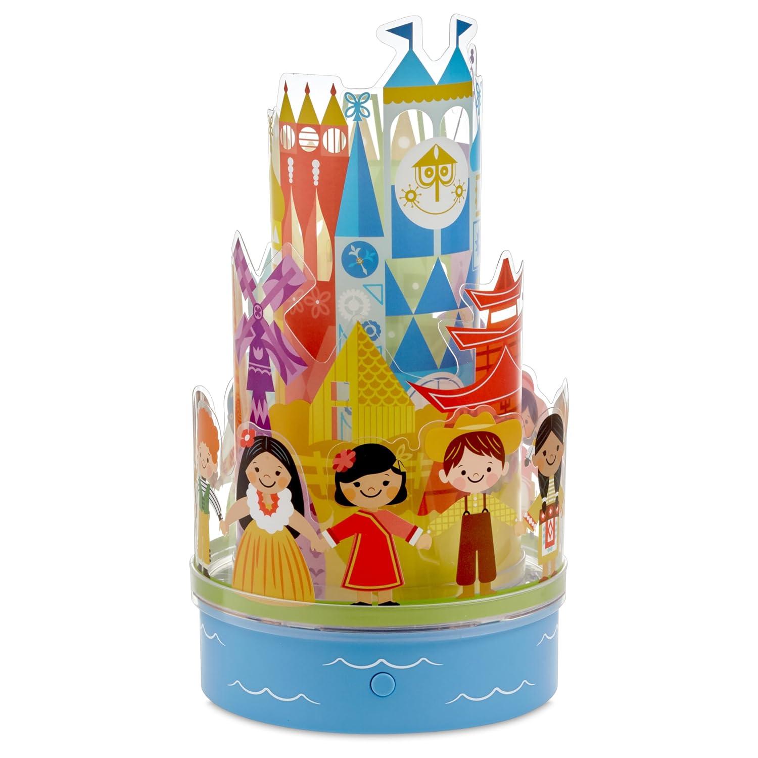 imageHallmark Disney Rotating Lamp with Sound Its a Small World Gift for Kids Adults Collectors