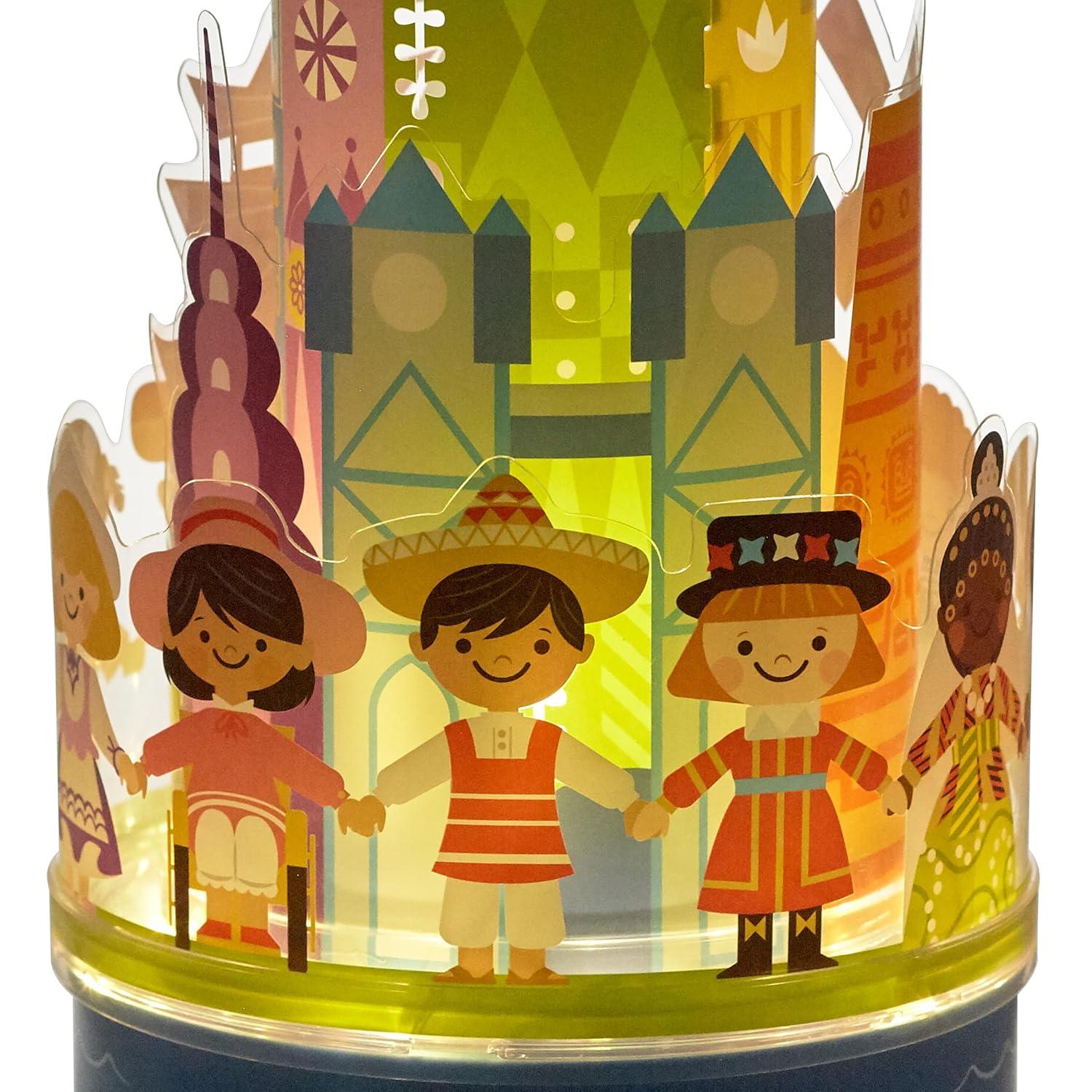imageHallmark Disney Rotating Lamp with Sound Its a Small World Gift for Kids Adults Collectors