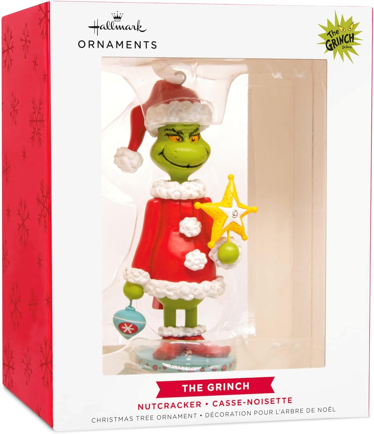 imageHallmark Dr Seusss How The Grinch Stole Christmas Grinch Nutcracker Christmas Ornament Gifts for Dr Seuss Fans