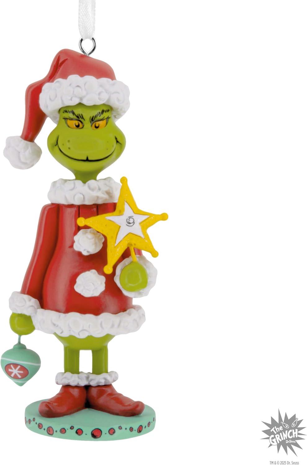 imageHallmark Dr Seusss How The Grinch Stole Christmas Grinch Nutcracker Christmas Ornament Gifts for Dr Seuss Fans