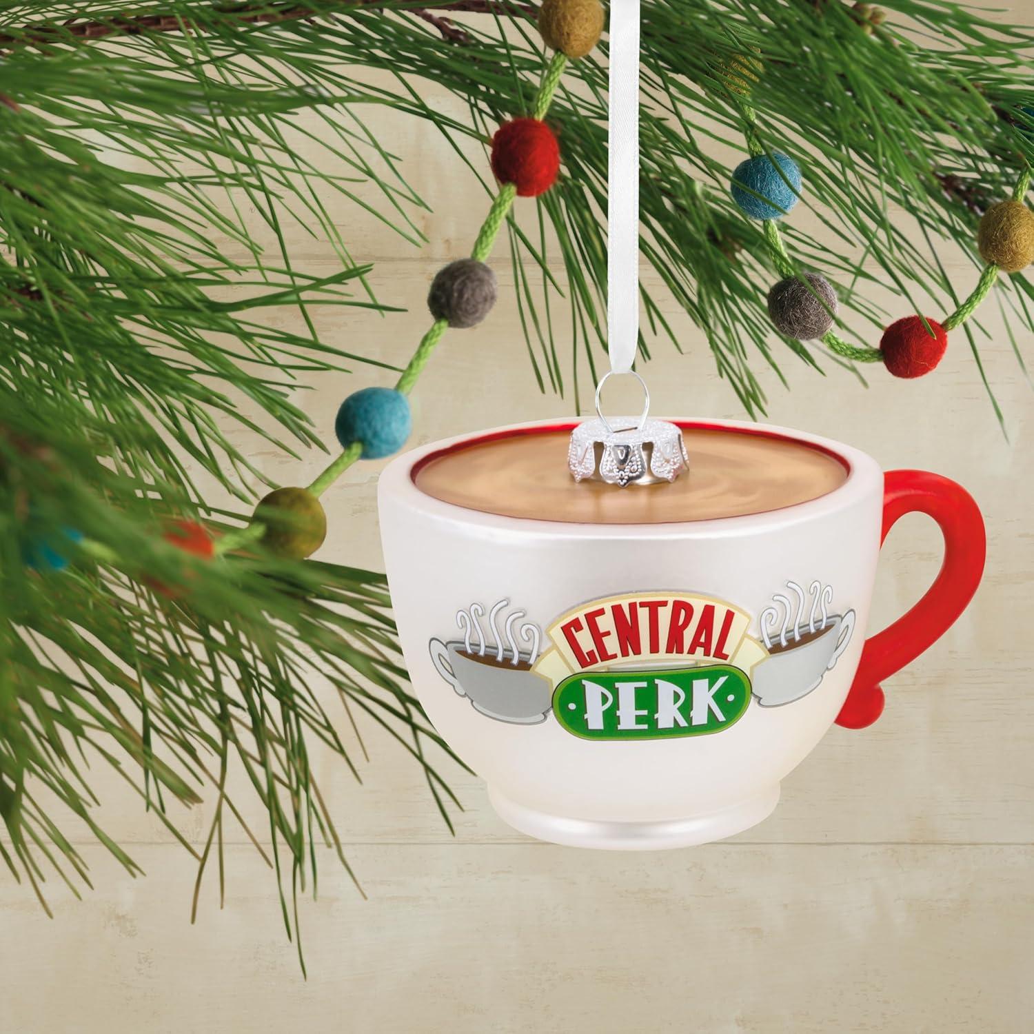 imageHallmark Friends Central Perk Sign Christmas Ornament Blown GlassCentral Perk Coffee Cup