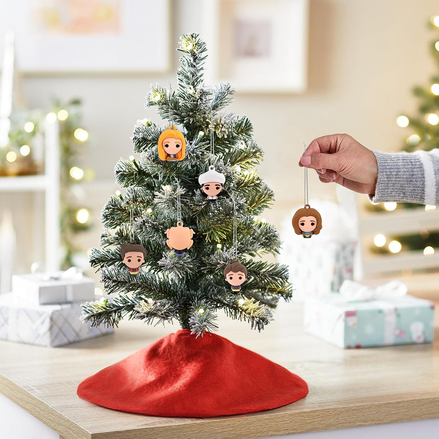 imageHallmark Friends Mini Christmas Ornaments Shatterproof Set of 6Friends Miniature