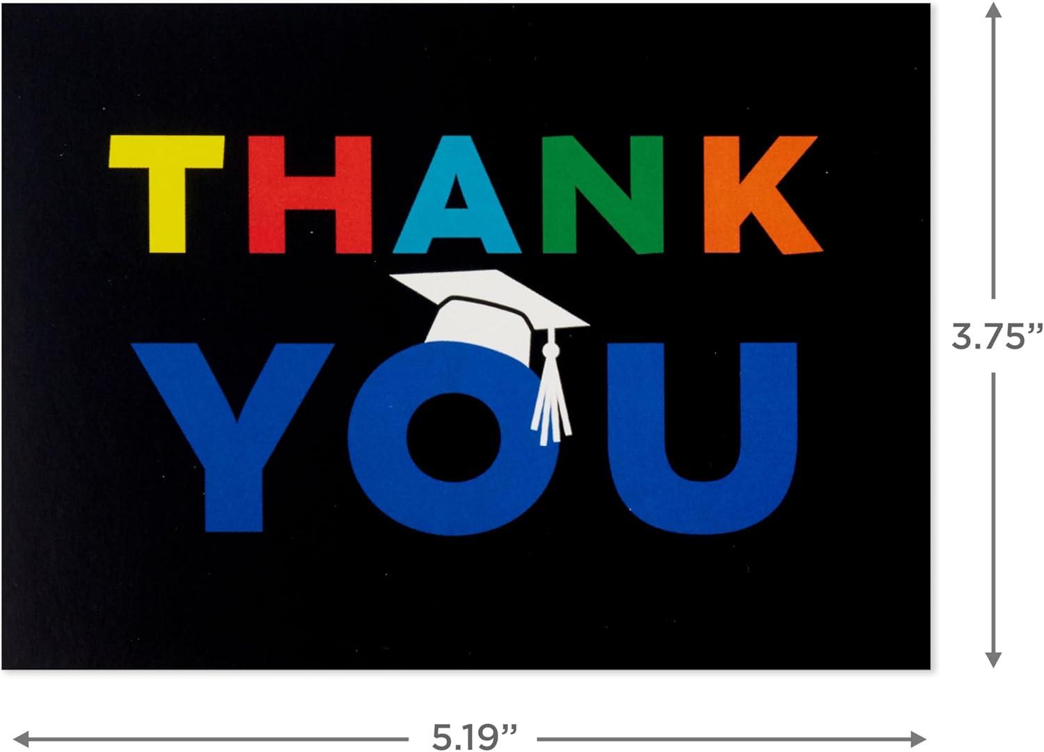 imageHallmark Graduation Card Assortment 16 Cards with Envelopes Inspirational QuotesBlack and Blue