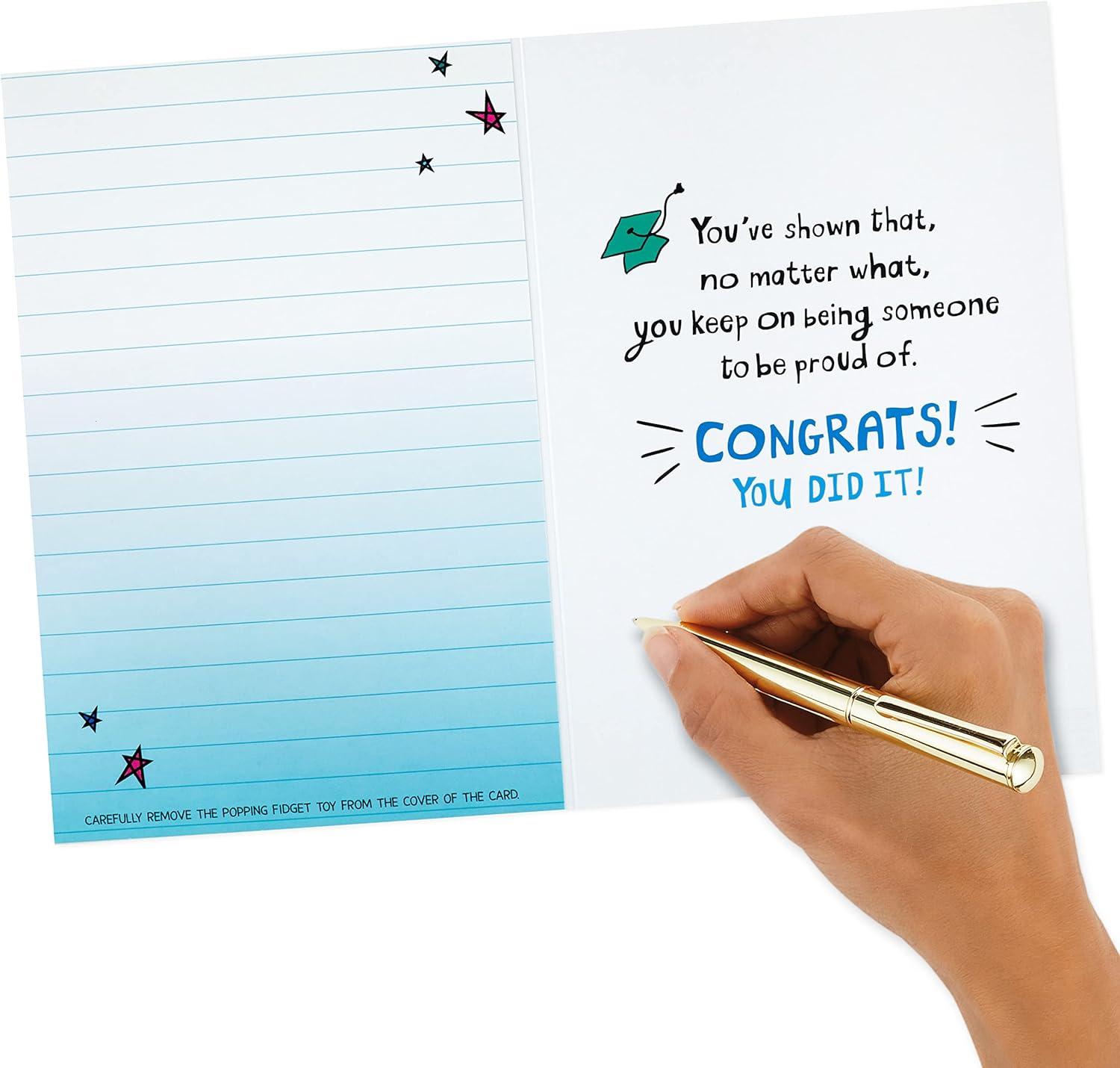 imageHallmark Graduation Card for Kids with Pop It Wow