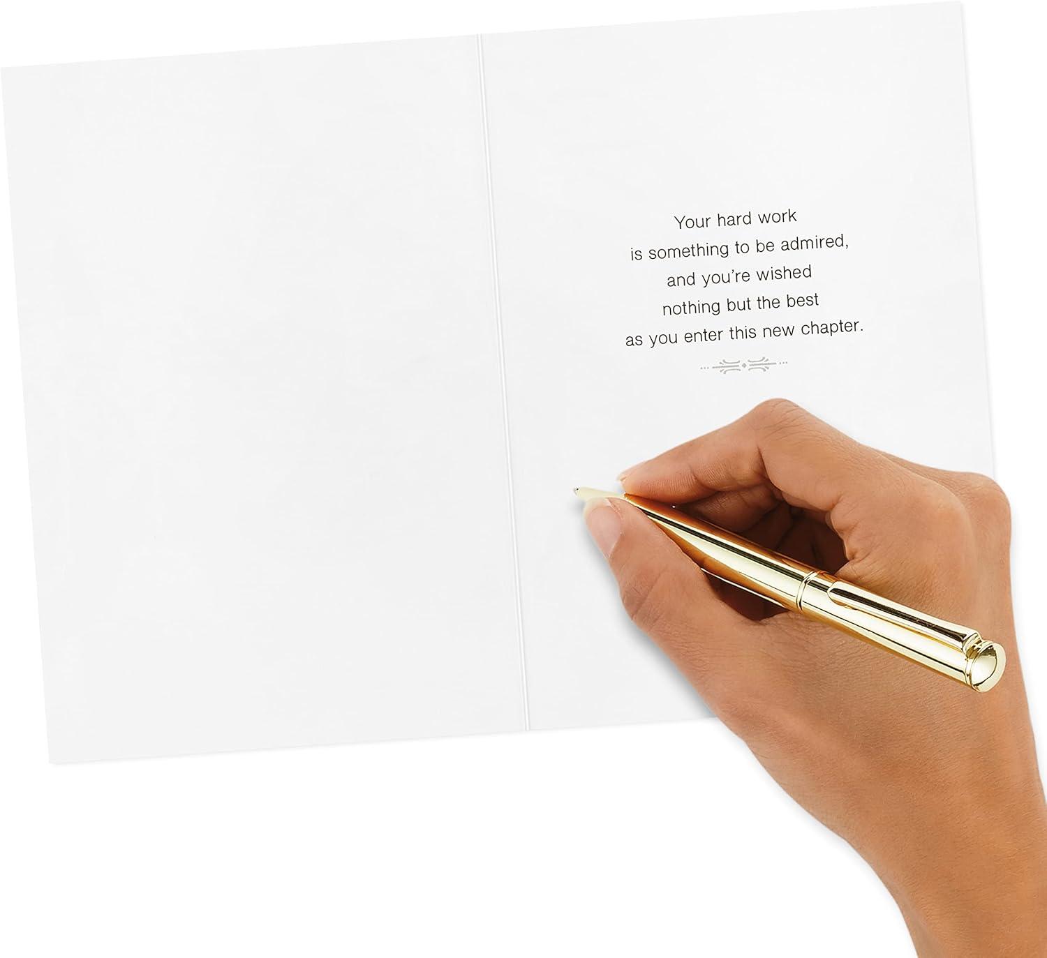 imageHallmark Graduation Cards Assortment Gold Foil Neutrals 16 Cards and Envelopes 4 DesignsBlack  Blue  Grey and Gold