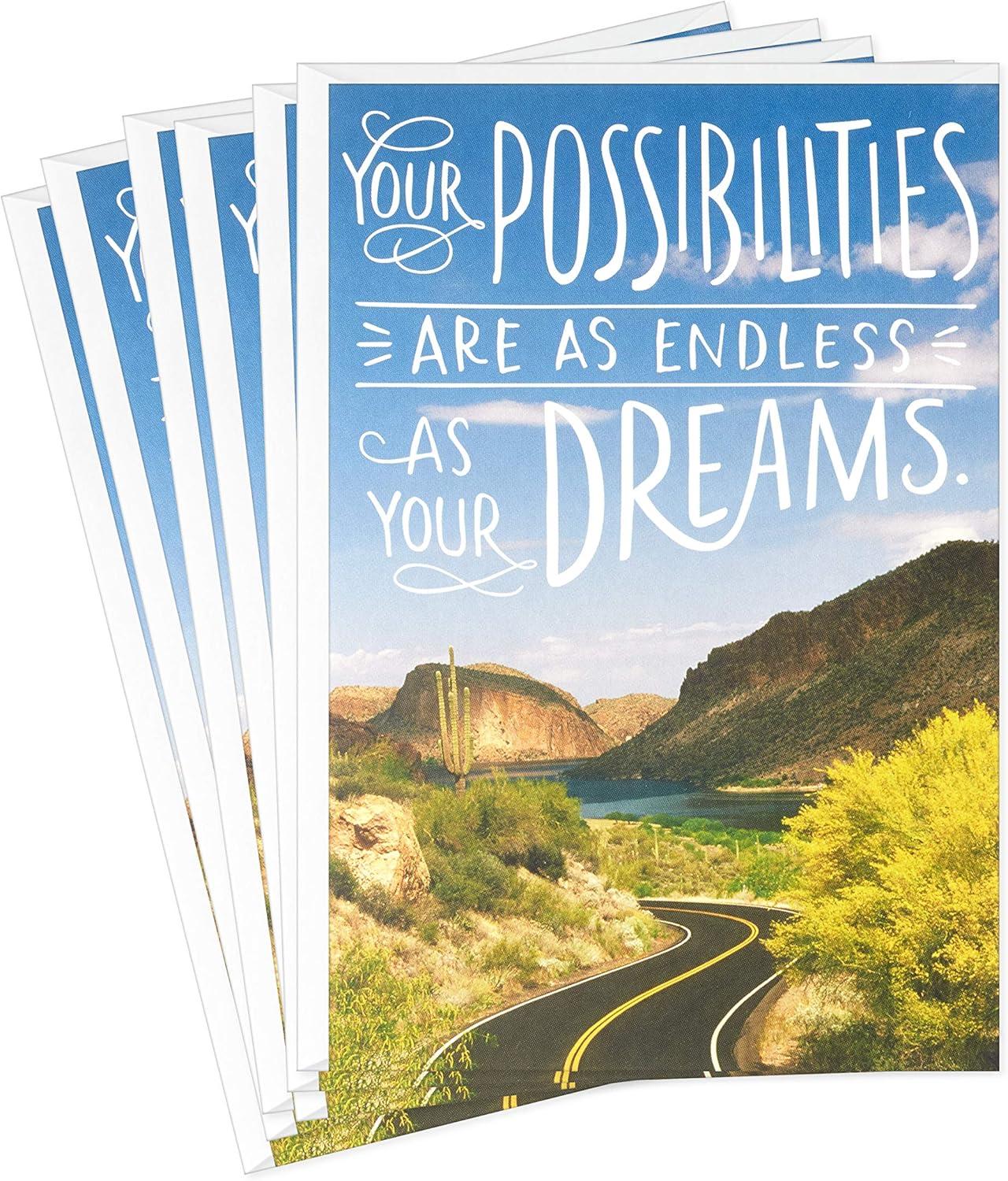 imageHallmark Graduation Money Holder or Gift Card Holder Cards Assortment Dream Big 4 Cards with EnvelopesWonderful Future  8 Cards with Envelopes