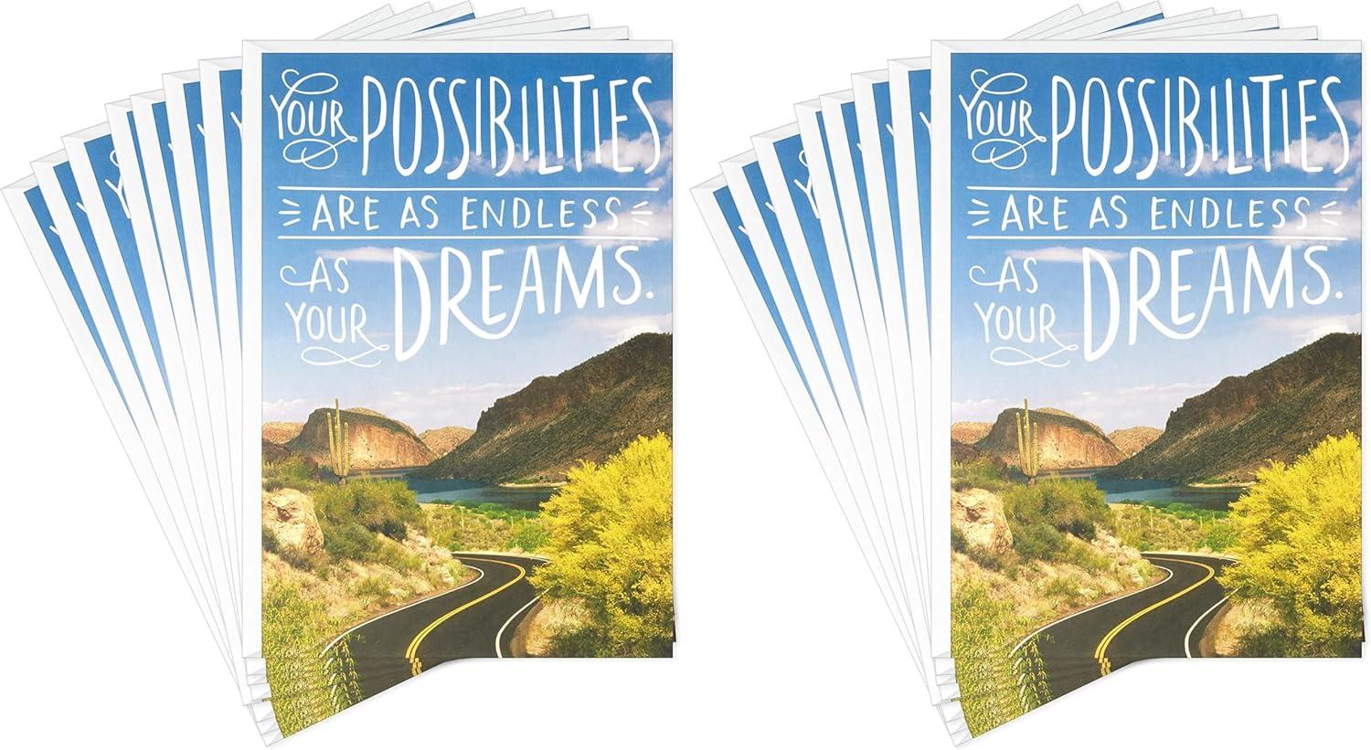 imageHallmark Graduation Money Holder or Gift Card Holder Cards Assortment Dream Big 4 Cards with EnvelopesWonderful Future  8 Cards with Envelopes