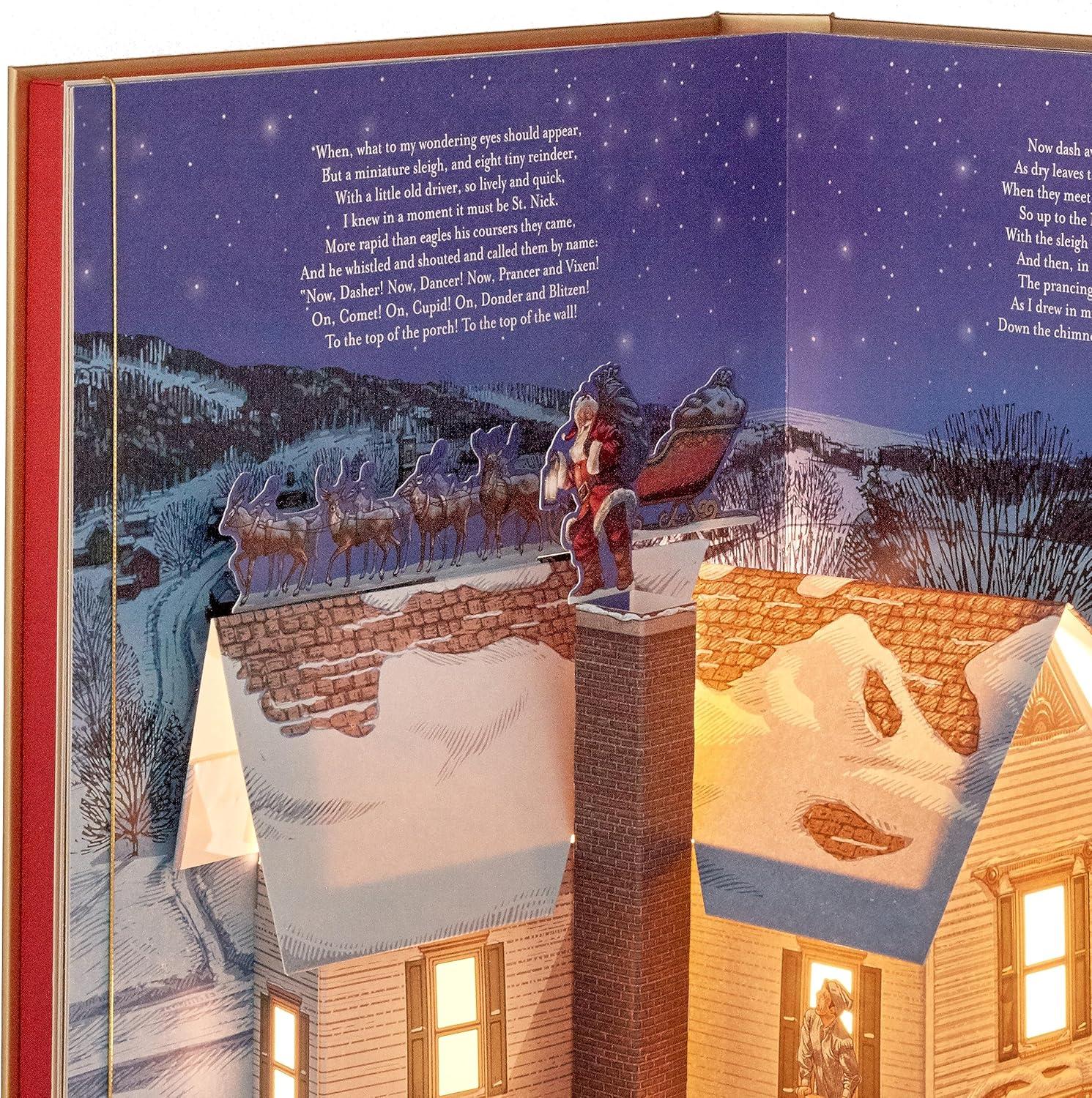 imageHallmark Holiday Pop Up Book with Sound The Night Before for Kids