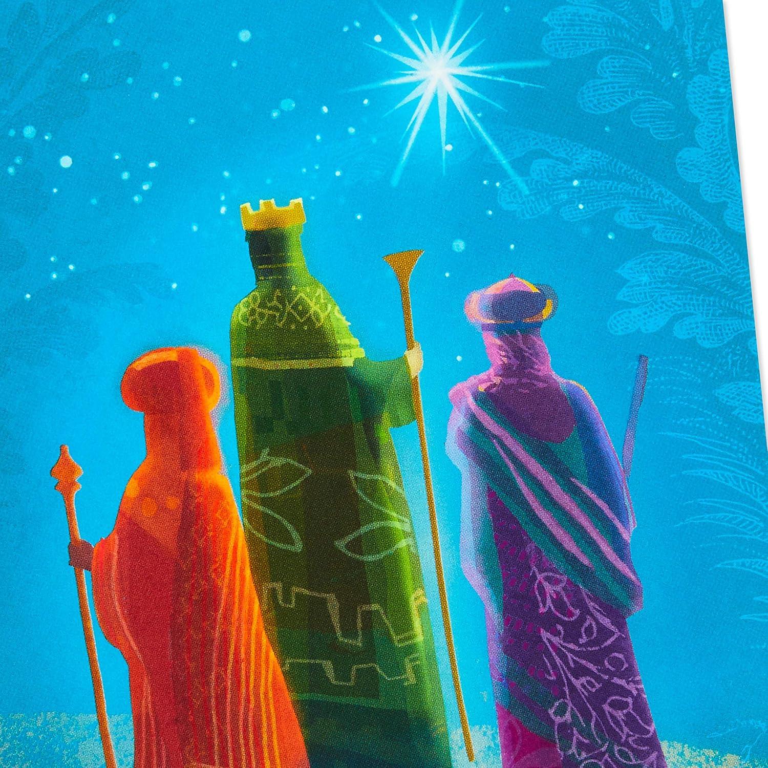 imageHallmark Image Arts Boxed Religious Christmas Cards Assortment Painted Nativity 4 Designs 24 Cards and Envelopes