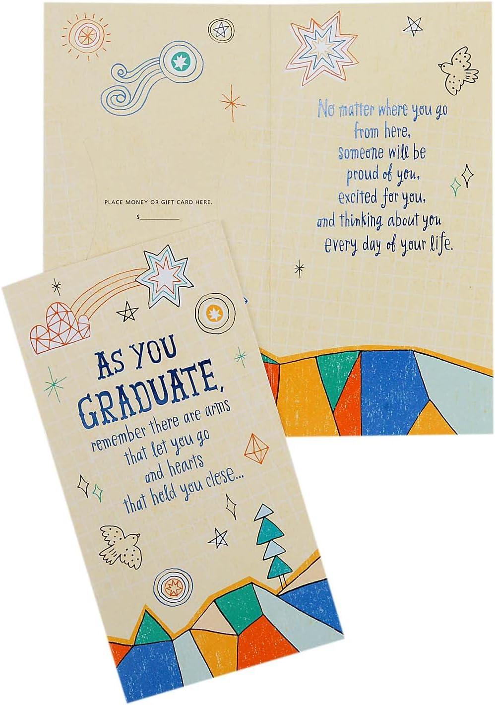 imageHallmark Inspirational Graduation Card Assortment 12 Cards with Envelopes and StickersBe Who You Are