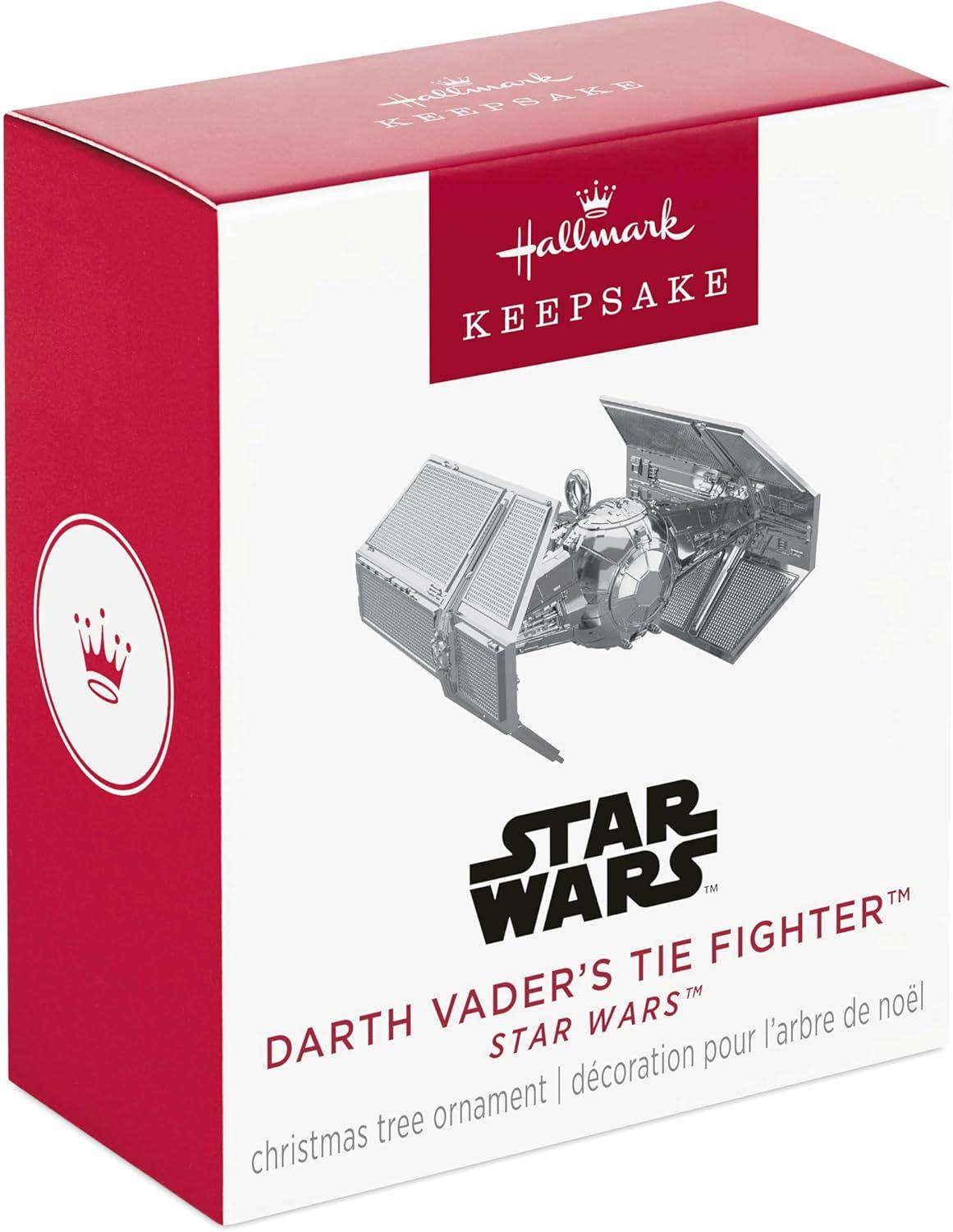 imageHallmark Keepsake 075quot Mini Christmas Ornament 2025 Star Wars Darth Vaders TIE Fighter Gifts for Star Wars FansDarth Vaders TIE Fighter