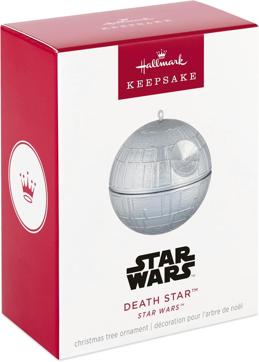 imageHallmark Keepsake 15quot Mini Christmas Ornament 2025 Star Wars Death StarDeath Star