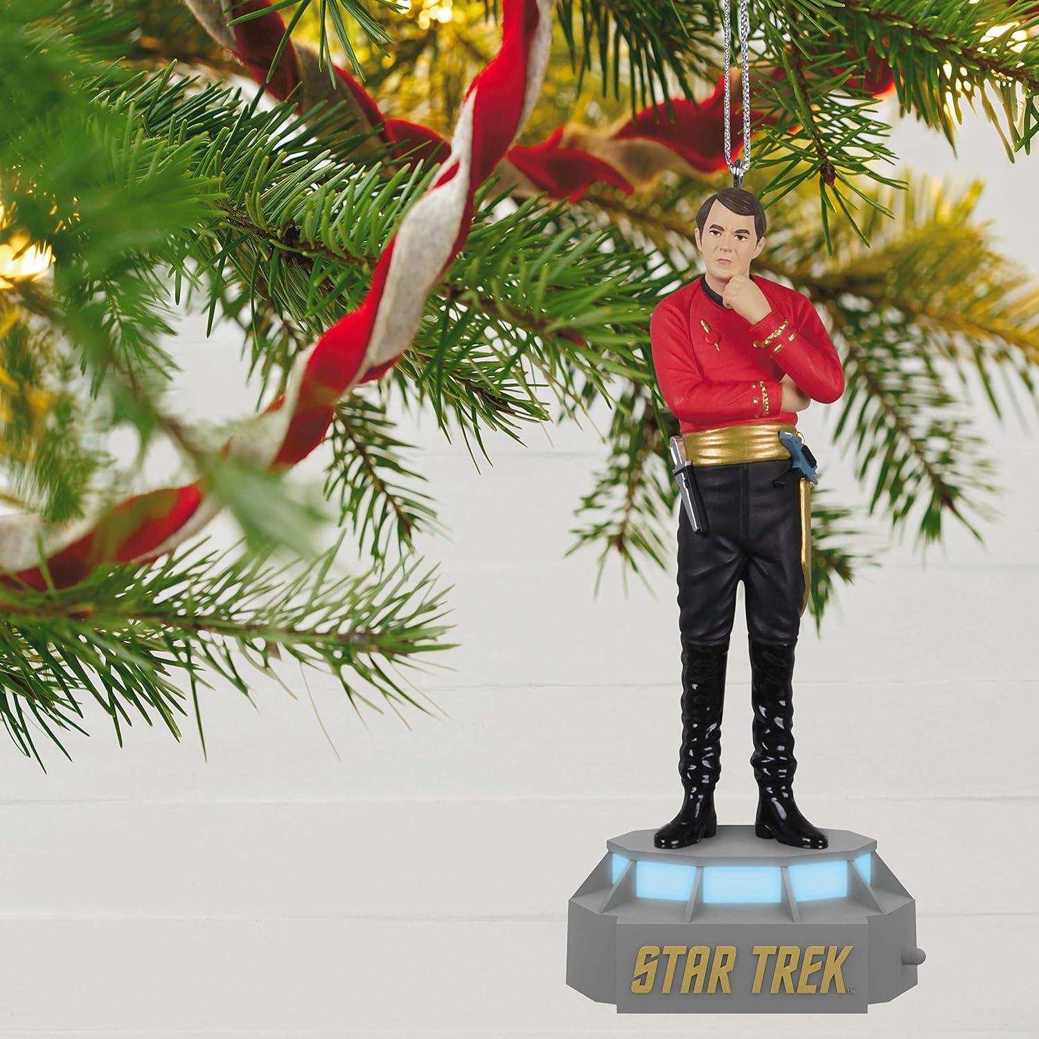 imageHallmark Keepsake 169quot Miniature Christmas Ornament 2023 Star Trek Captain Kirk Mini Gifts for TrekkiesScotty Lieutenant Commander Montgomery Scott