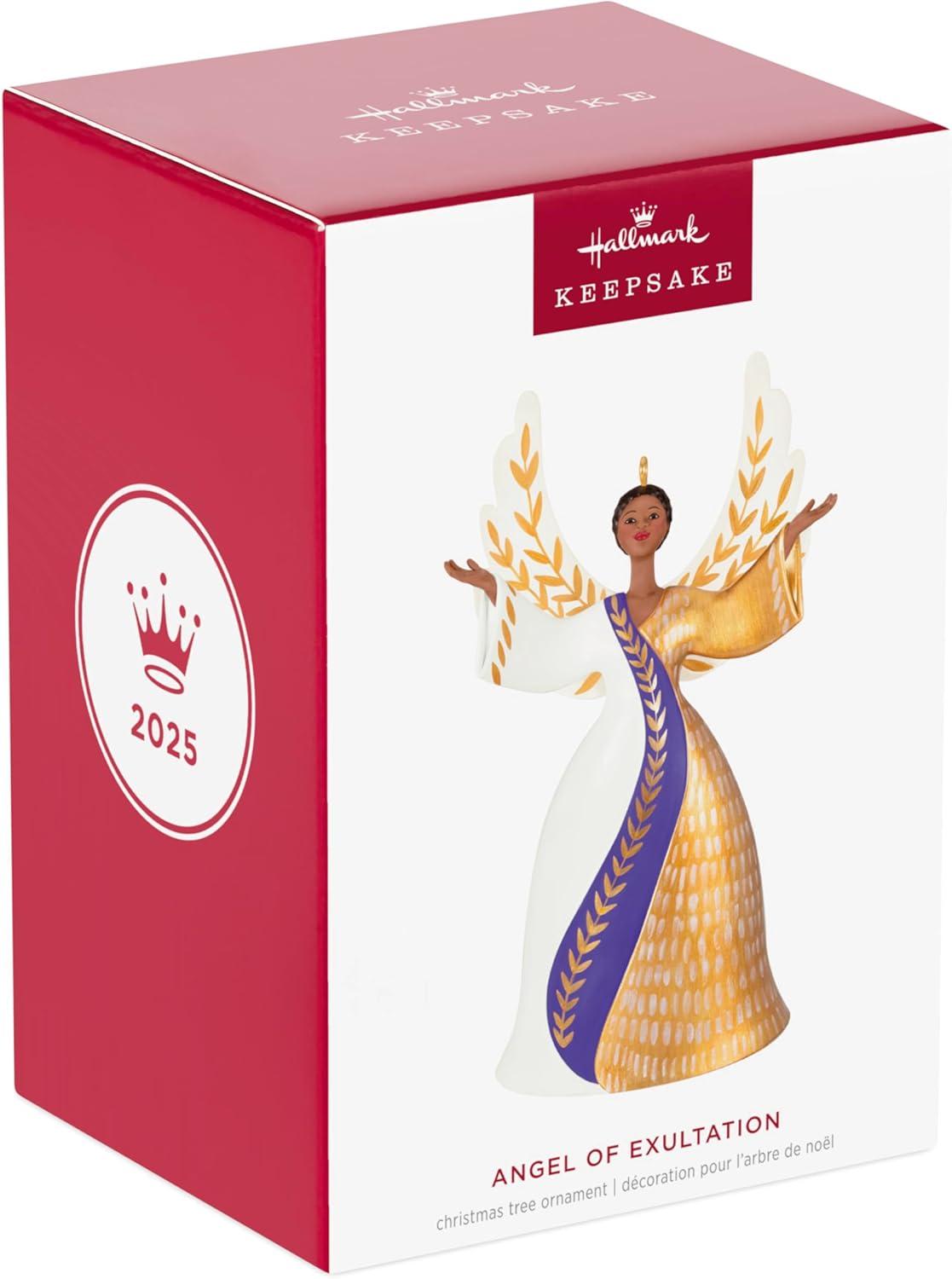 imageHallmark Keepsake Christmas Ornament 2023 Angel of Adoration Religious GiftsAngel of Exultation