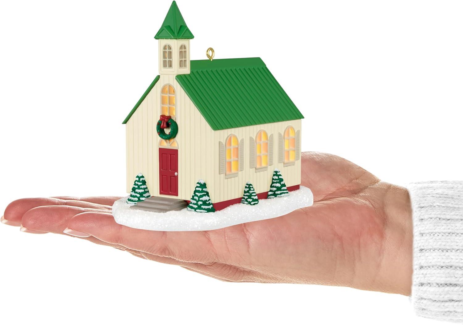 imageHallmark Keepsake Christmas Ornament 2023 Angel of Adoration Religious GiftsThe Light of Hope