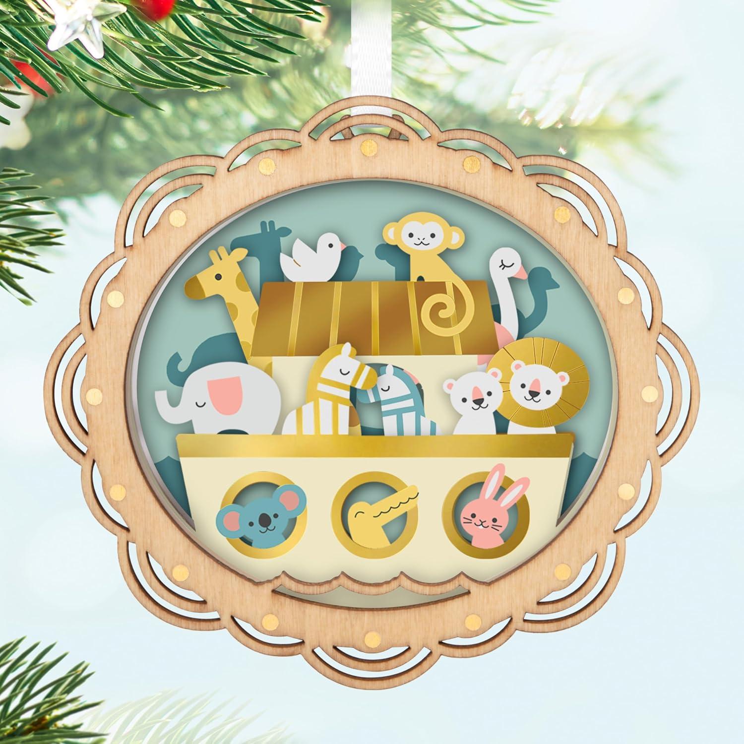 imageHallmark Keepsake Christmas Ornament 2023 Candlelight Service Religious GiftsNoahs Ark
