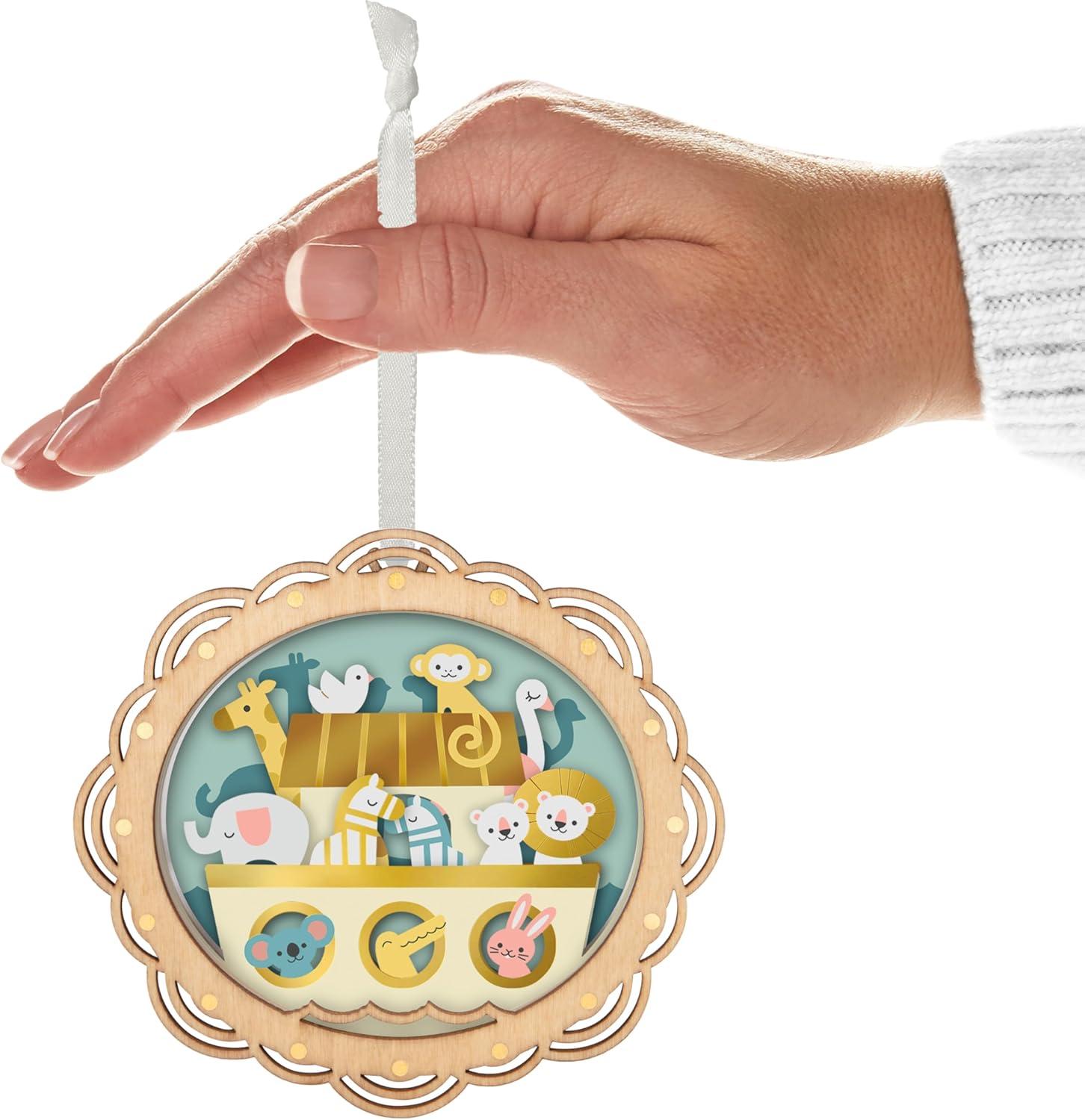 imageHallmark Keepsake Christmas Ornament 2023 Candlelight Service Religious GiftsNoahs Ark
