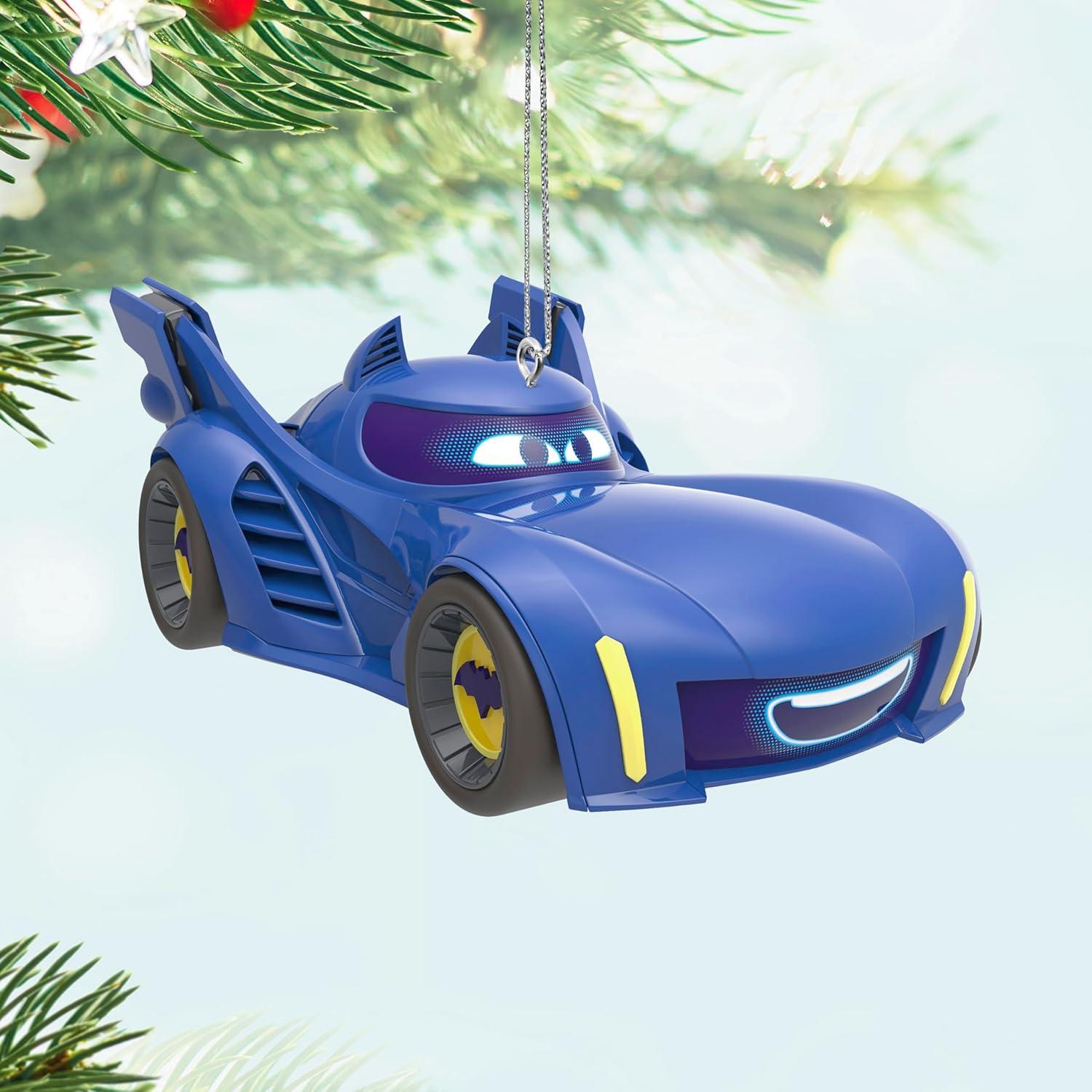 imageHallmark Keepsake Christmas Ornament 2024 DC Batwheels Bam the Batmobile Gifts for DC Comics FansBatwheels