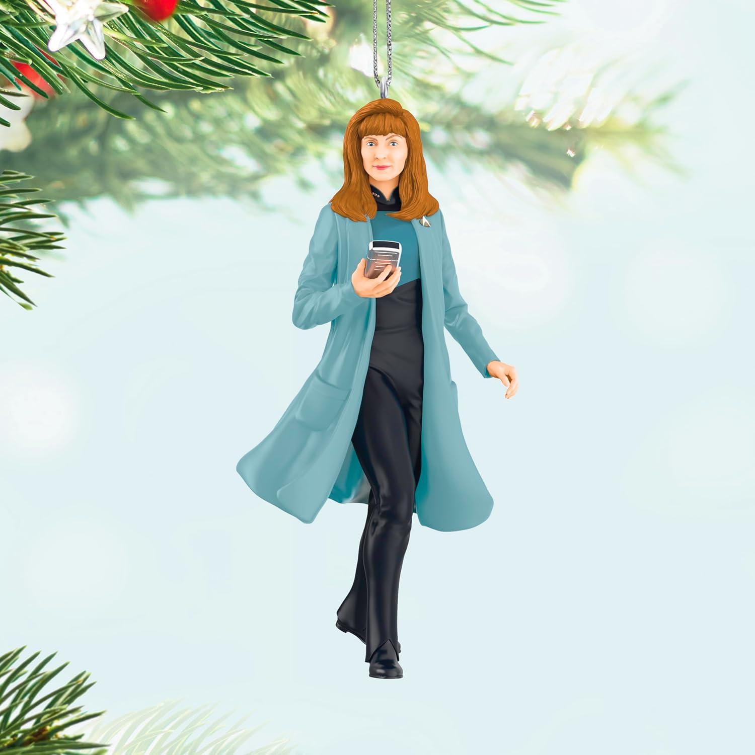 imageHallmark Keepsake Christmas Ornament 2024 Star Trek The Next Generation Dr Beverly Crusher Gifts for TrekkiesDr Beverly Crusher
