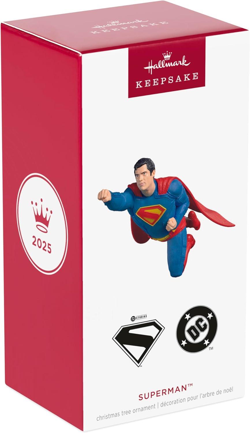 imageHallmark Keepsake Christmas Ornament 2025 DC Superman Super Hero GiftsSuperman