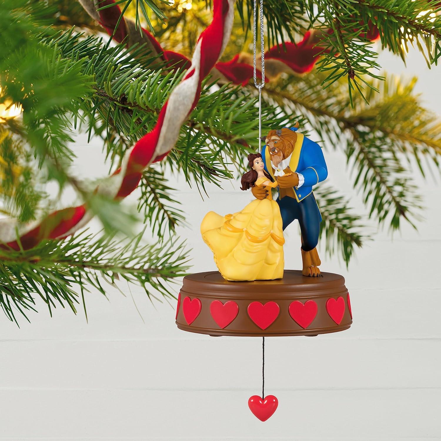 imageHallmark Keepsake Christmas Ornament 2025 Disney Beauty and The Beast Belle with The Wardrobe Gifts for Disney FansBeauty and the Beast