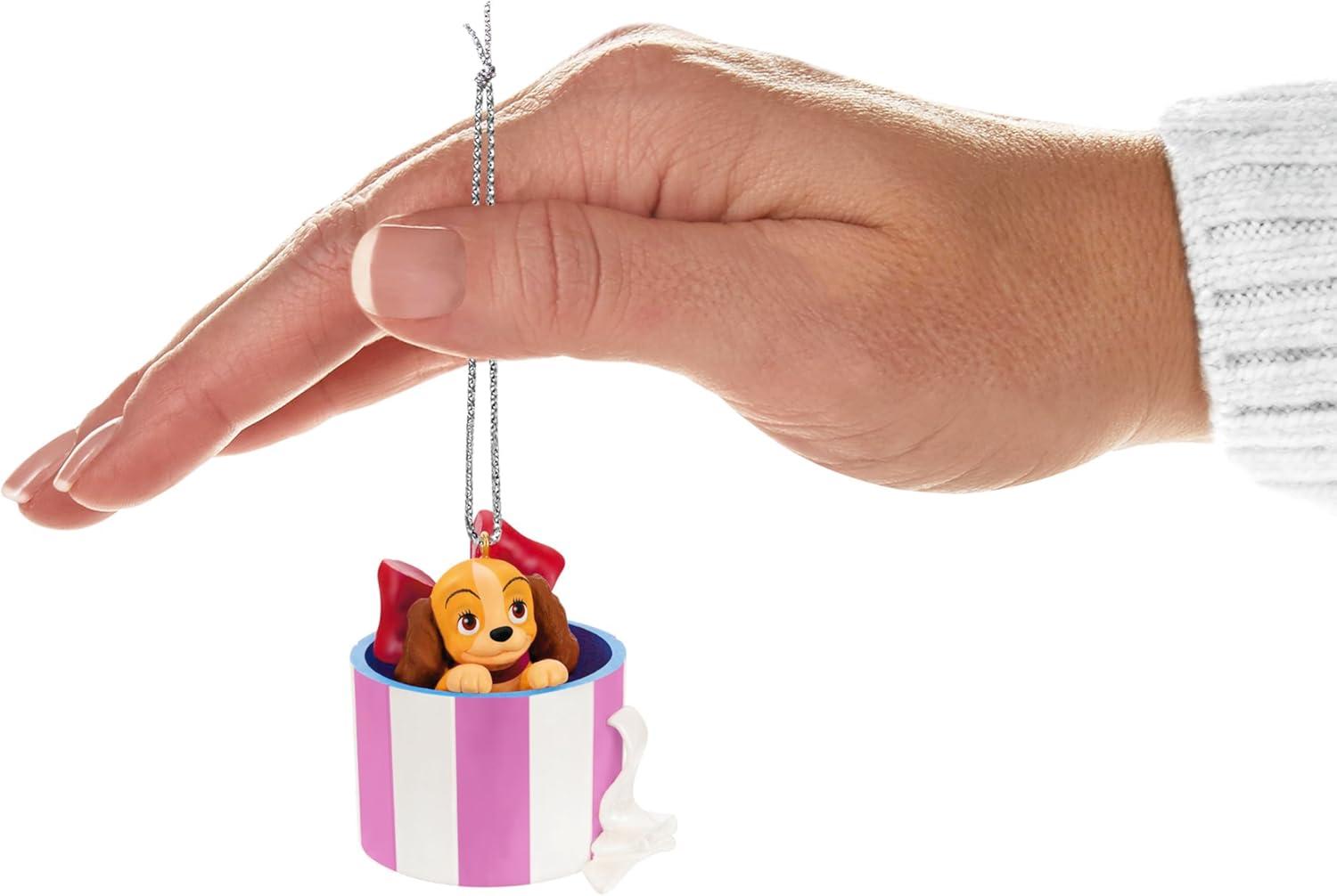 imageHallmark Keepsake Christmas Ornament 2025 Disney Lady and The Tramp 70th Anniversary Spaghetti Supper Gifts for Disney FansDisney Lady and the Tramp