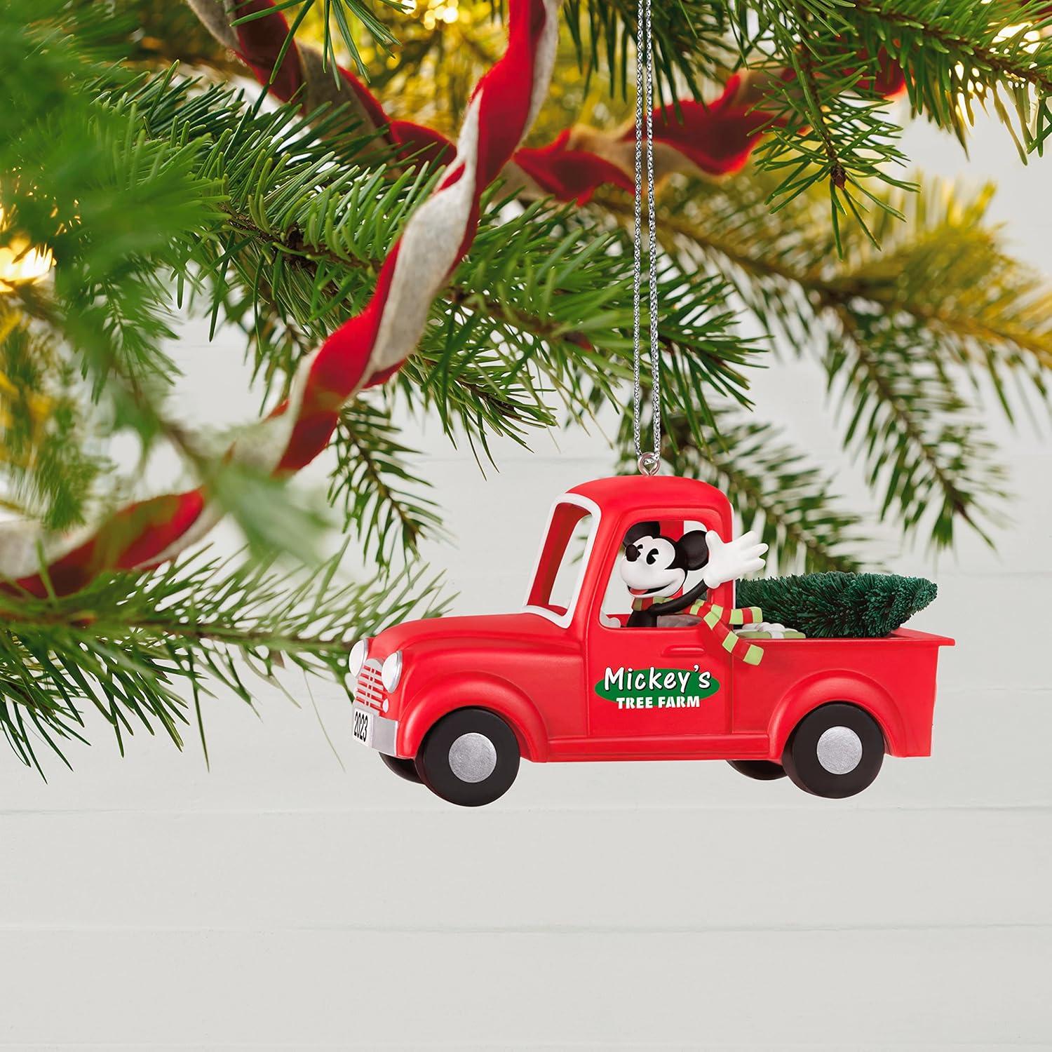 imageHallmark Keepsake Christmas Ornament 2025 Disney Mickey Mouse from Sketch to Screen Gifts for Disney FansMickeys Tree Farm