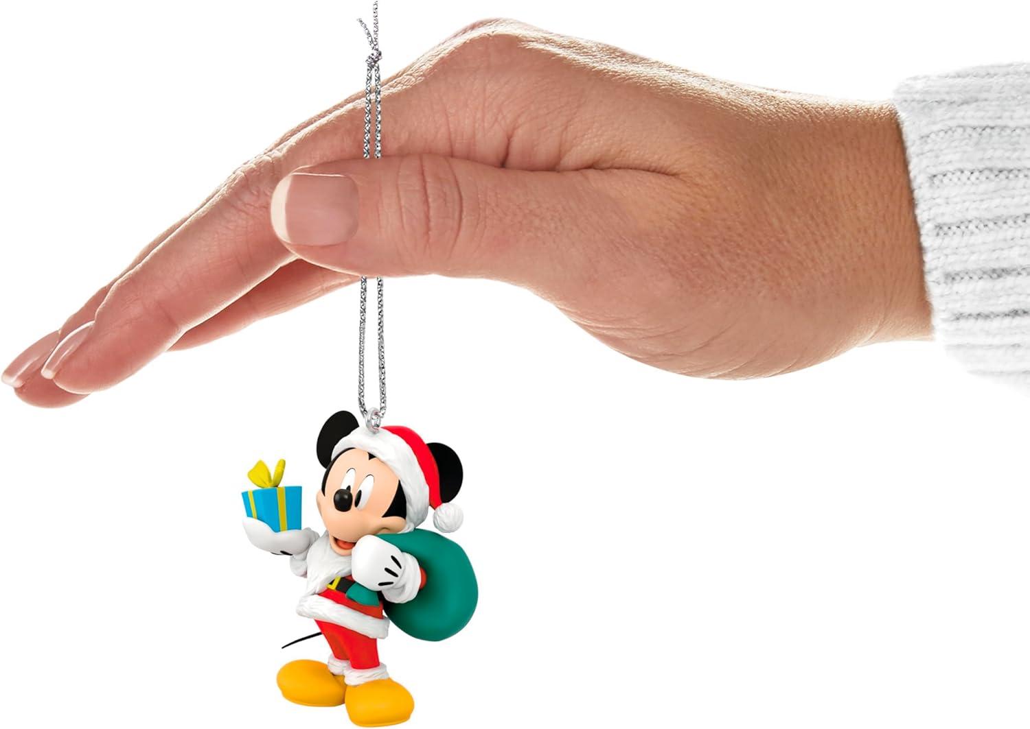 imageHallmark Keepsake Christmas Ornament 2025 Disney Mickey and Friends Firefighting Friends 2025 with Light Sound and Motion Gifts for Disney FansSanta Mickey