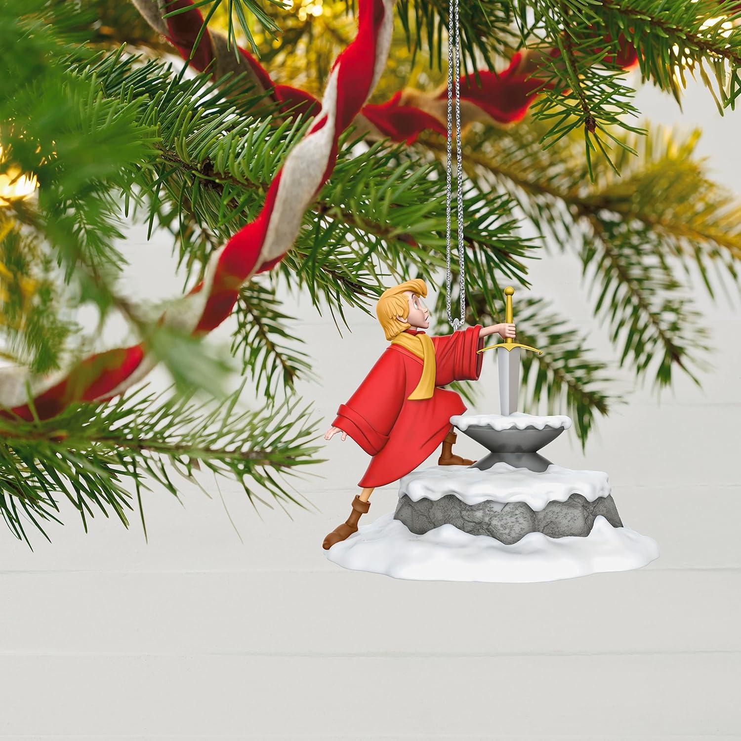 imageHallmark Keepsake Christmas Ornament 2025 Disney Pinocchio 85th Anniversary Geppettos Wish Come True with Light Papercraft Gifts for Disney FansThe Sword in the Stone