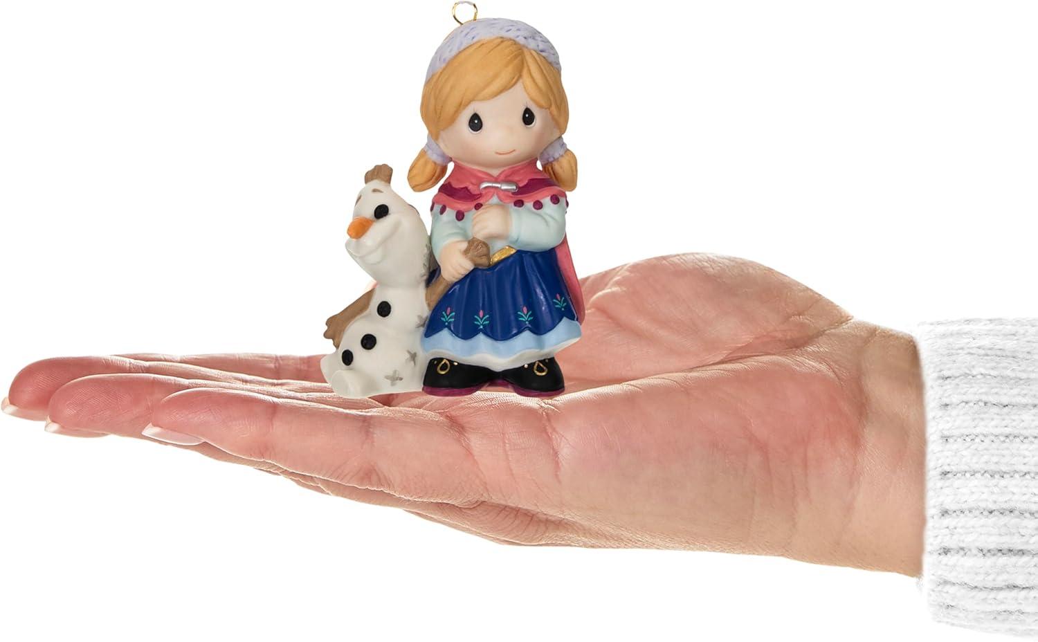 imageHallmark Keepsake Christmas Ornament 2025 Disney Precious Moments Tinker Bell Porcelain Gifts for Disney FansAnna and Olaf