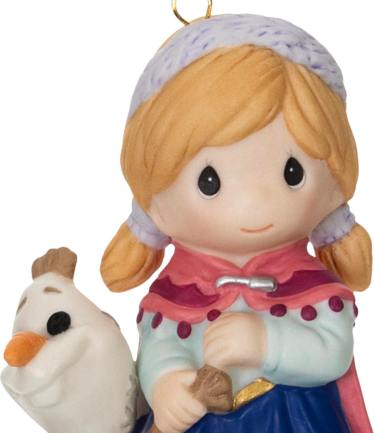imageHallmark Keepsake Christmas Ornament 2025 Disney Precious Moments Tinker Bell Porcelain Gifts for Disney FansAnna and Olaf