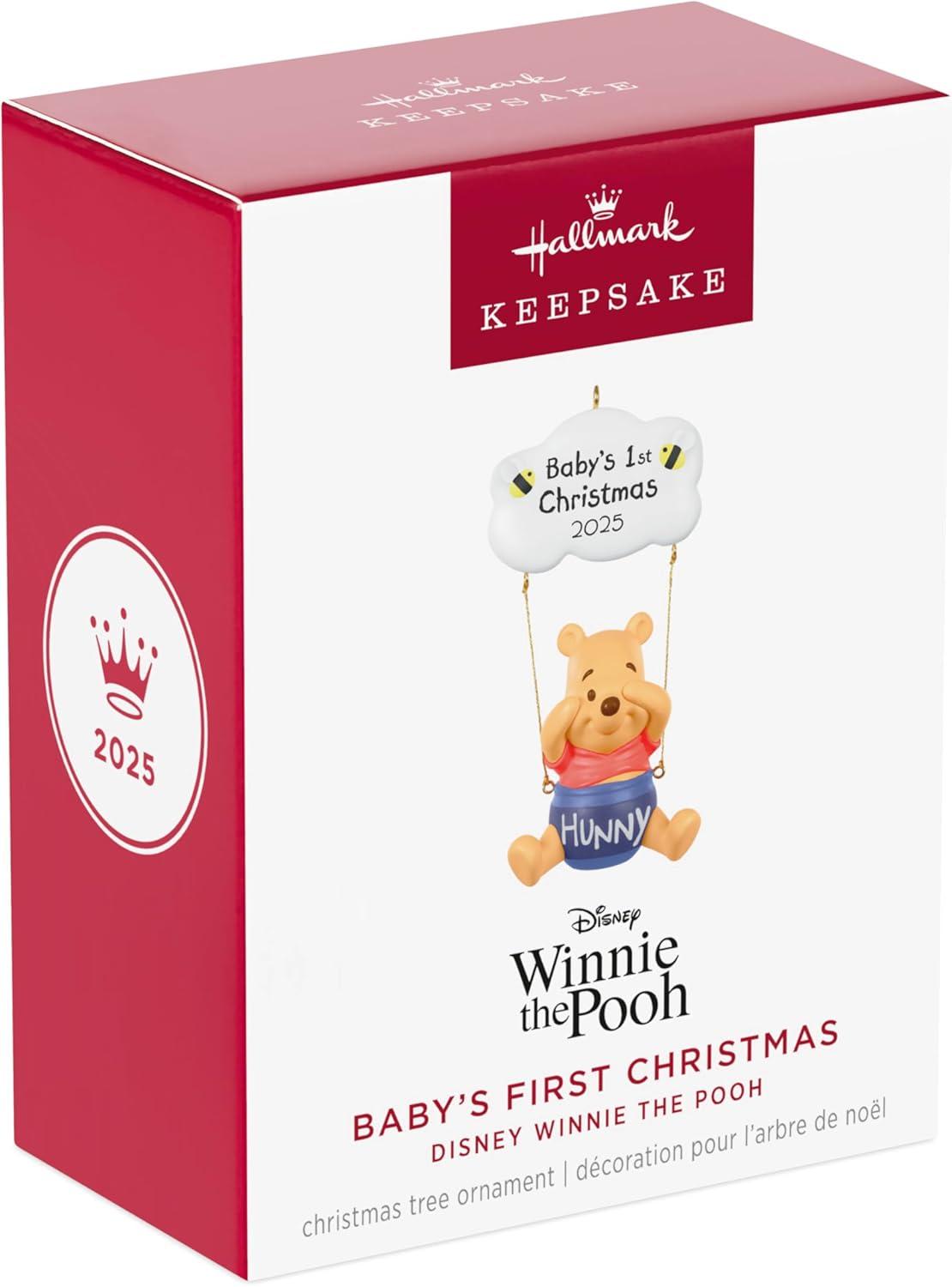 imageHallmark Keepsake Christmas Ornament 2025 Disney Winnie The Pooh Babys First Christmas 2025 Gifts for Disney Fans