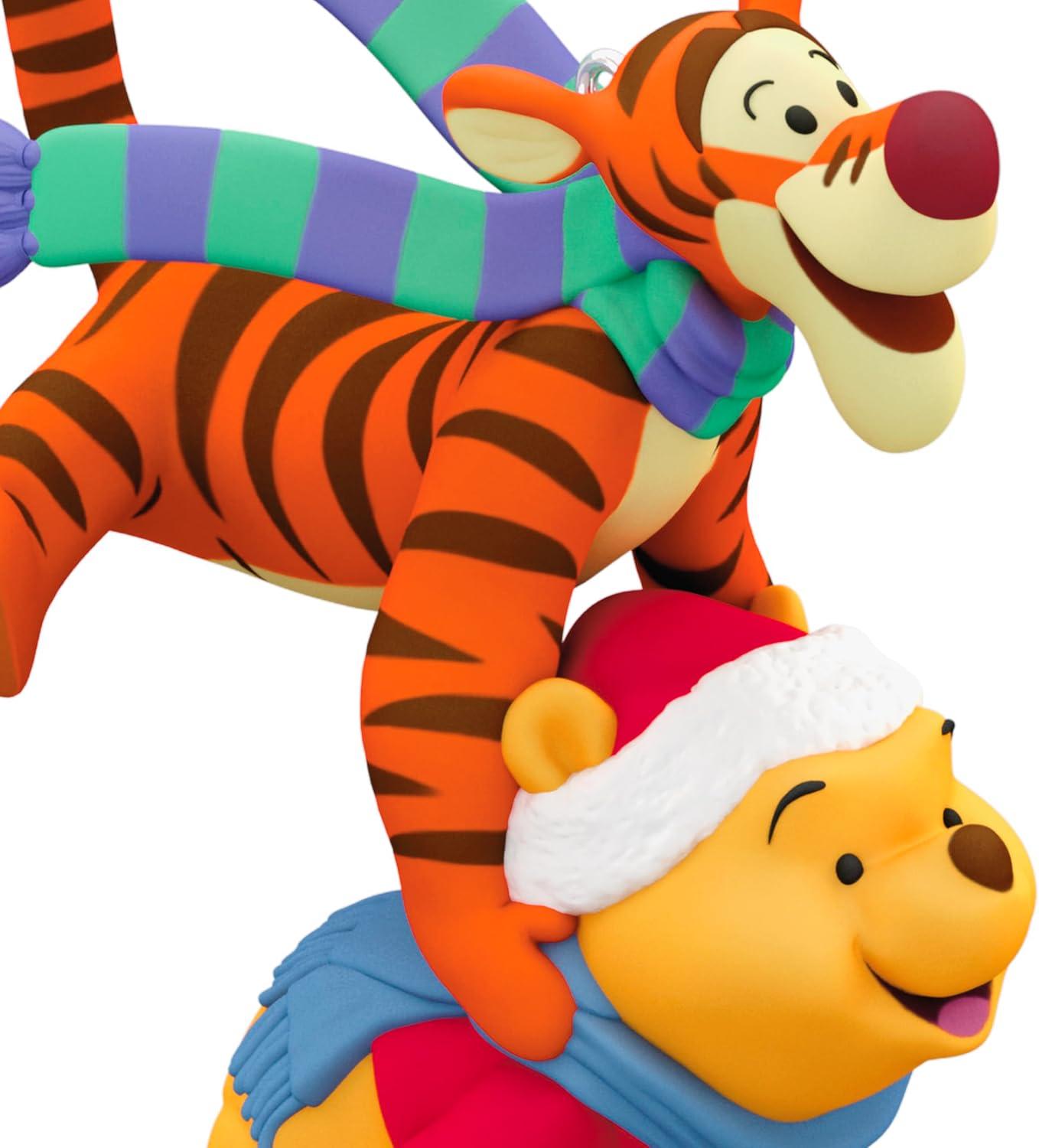 imageHallmark Keepsake Christmas Ornament 2025 Disney Winnie The Pooh and Tigger Too Gifts for Disney FansLeapfrogging Friends