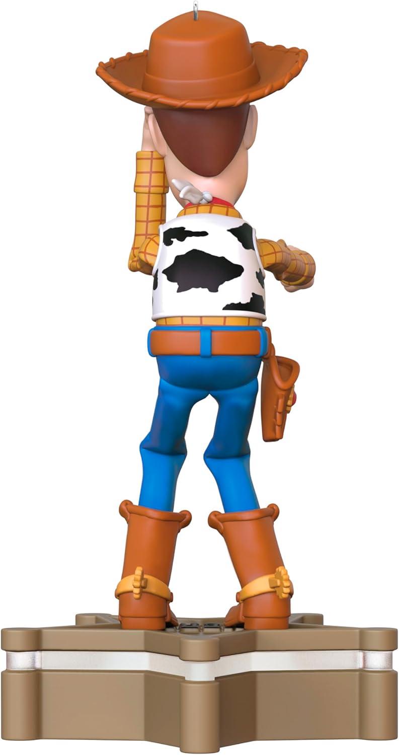 imageHallmark Keepsake Christmas Ornament 2025 DisneyPixar Toy Story Collection Sheriff Woody with Light and Sound Gifts for Disney FansSheriff Woody