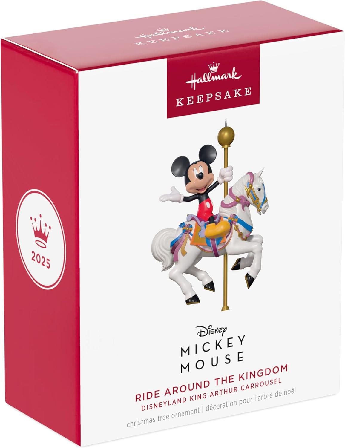 imageHallmark Keepsake Christmas Ornament 2025 Disneyland King Arthur Carrousel Ride Around The Kingdom Gifts for Disney FansDisneyland King Arthur Carousel Ride