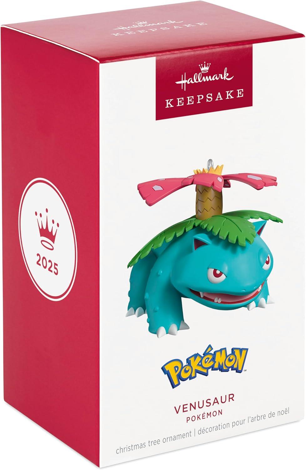 imageHallmark Keepsake Christmas Ornament 2025 Pokmon Venusaur Gifts for Pokmon Fans