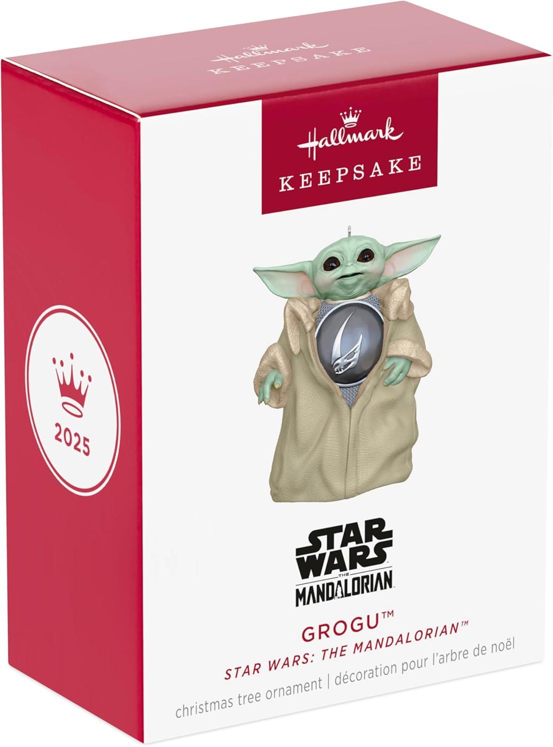 imageHallmark Keepsake Christmas Ornament 2025 Star Wars The Mandalorian Grogu Gifts for Star Wars Fans