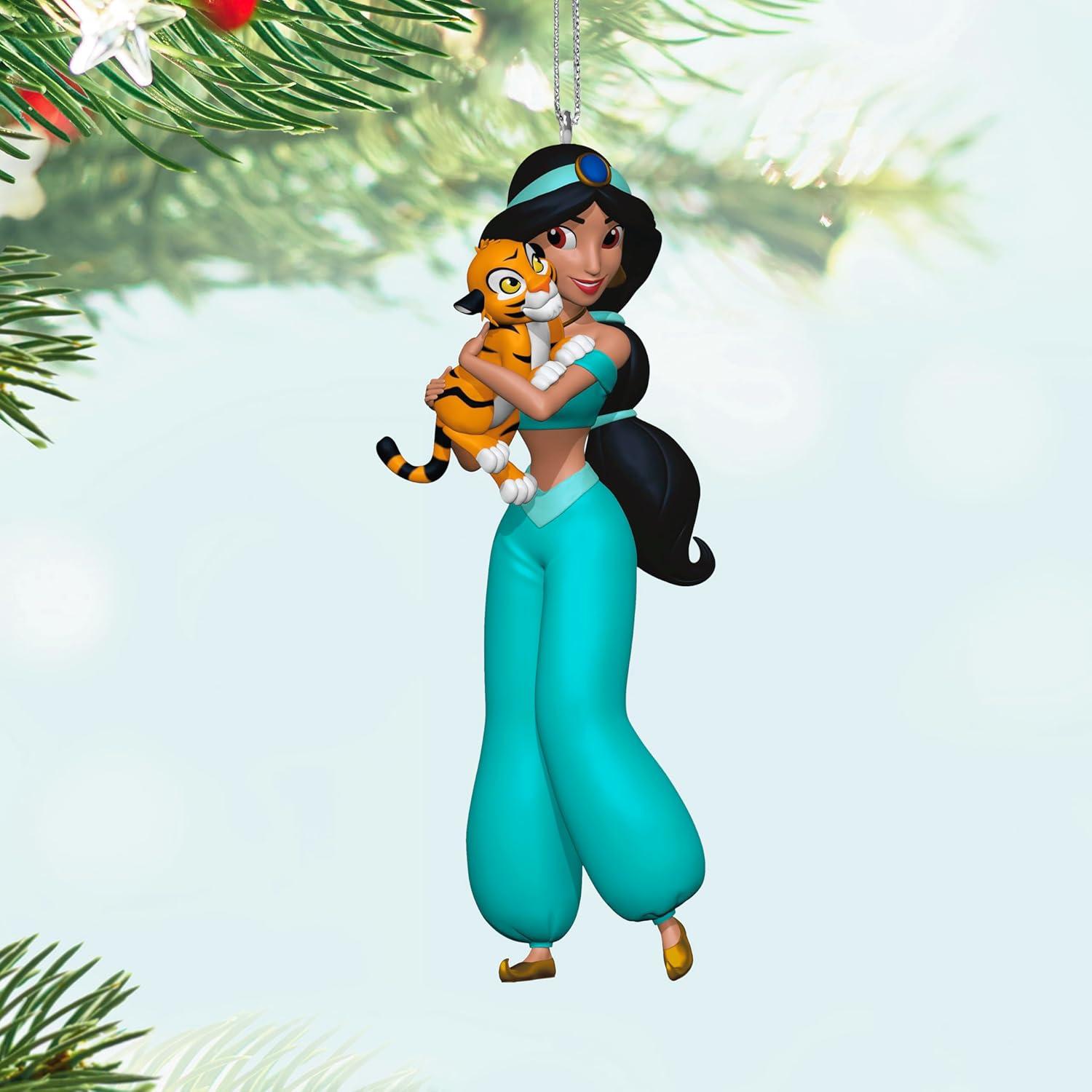 imageHallmark Keepsake Christmas Ornament Disney Snow White and The Seven Dwarfs Off We Go Musical with LightDisney Aladdin Jasmine and Rajah