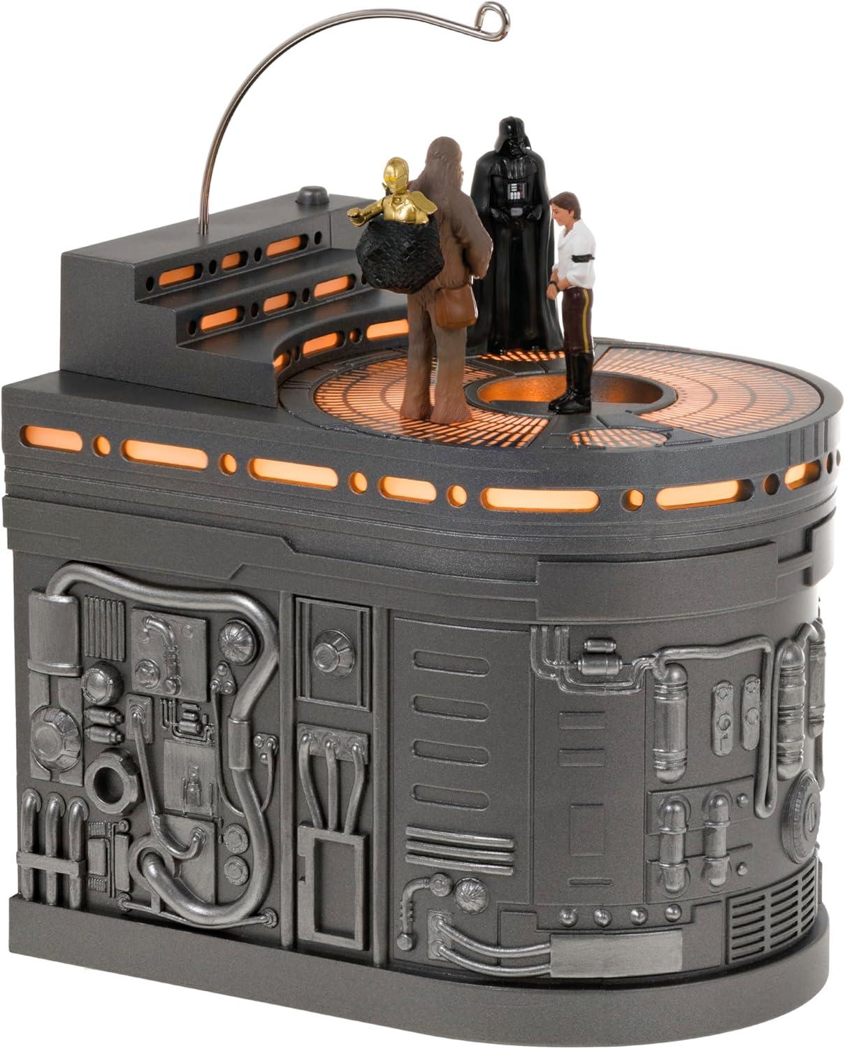 imageHallmark Keepsake Christmas Ornament Star Wars The Empire Strikes Back Into The CarbonFreezing Chamber with Light Sound and Motion Gifts for Star Wars FansInto the CarbonFreezing Chamber