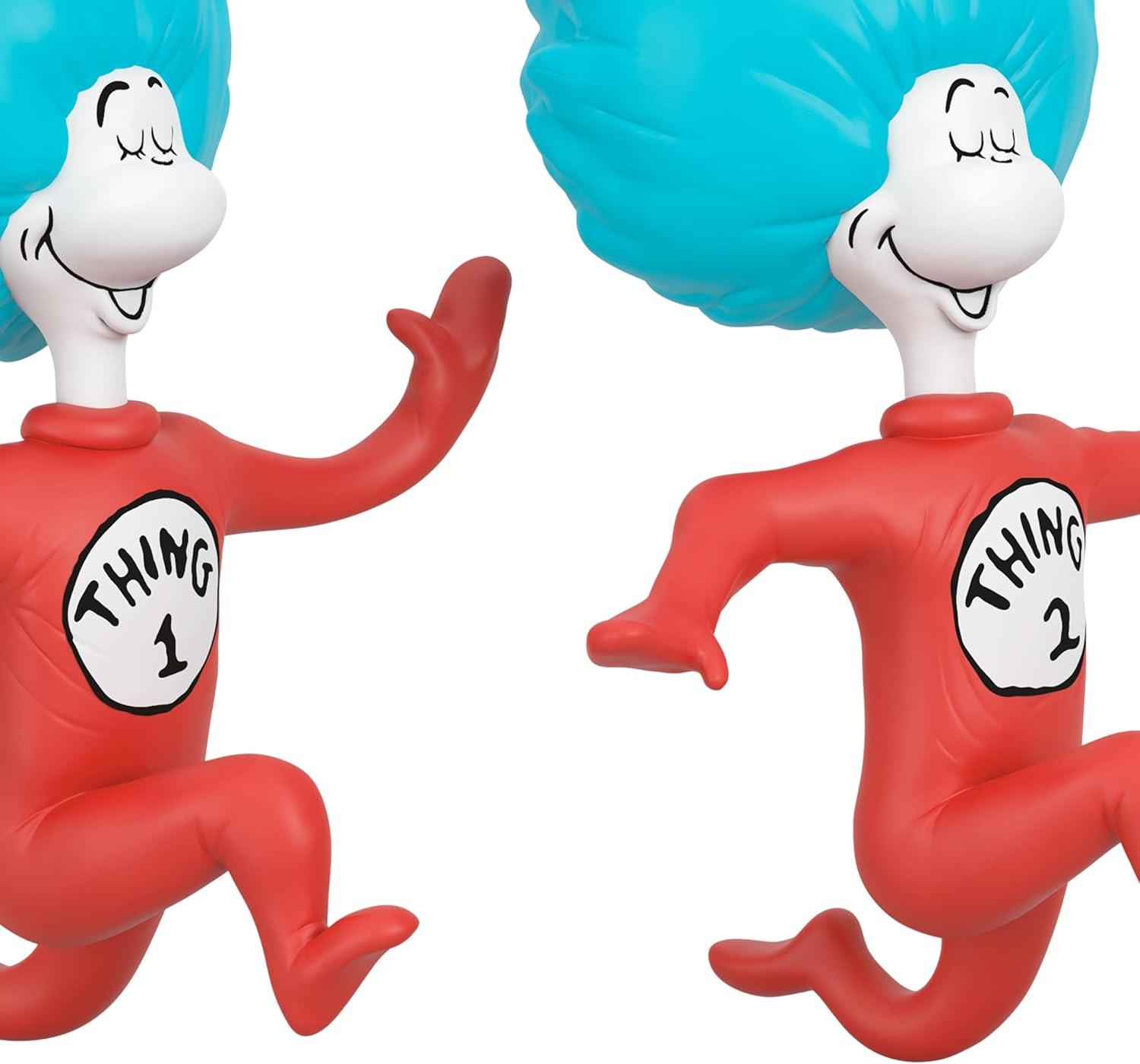 imageHallmark Keepsake Christmas Ornaments 2024 Dr Seusss The Cat in the Hat Thing One and Thing Two Set of 2 Gifts for Dr Seuss FansThe Cat in the Hat Thing 1 and Thing 2