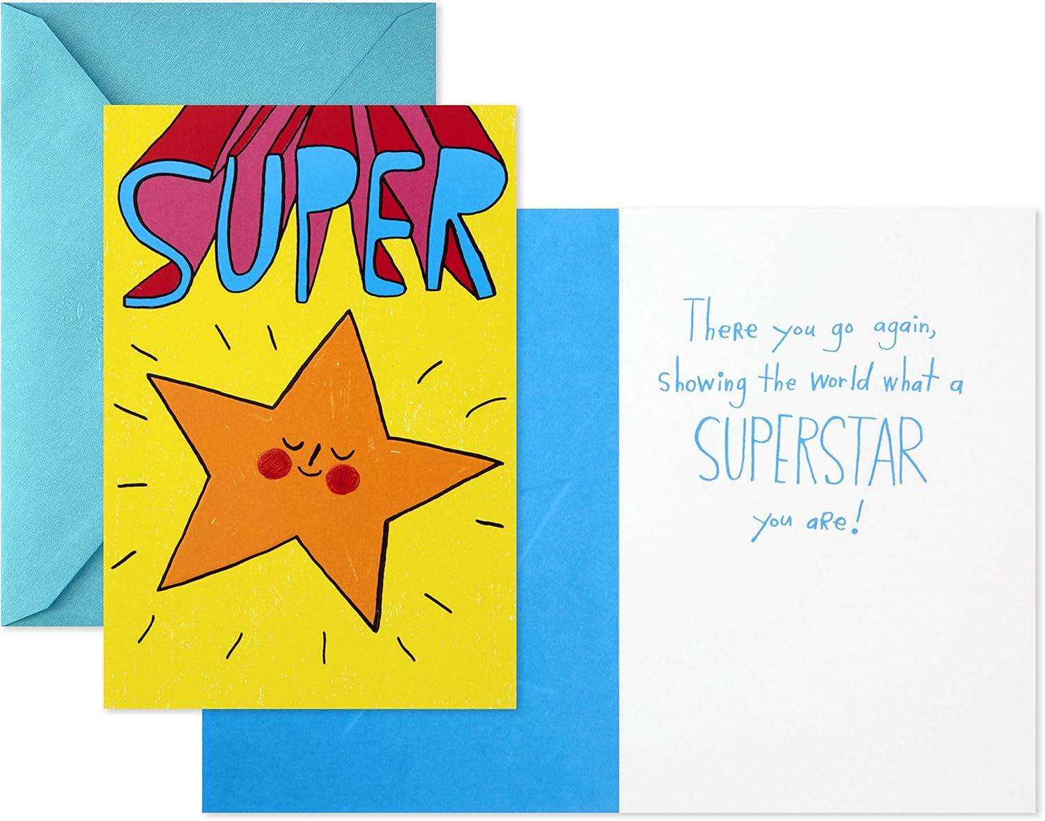 imageHallmark Kids Encouragement Cards Assortment Pack of 10 Cards with Envelopes