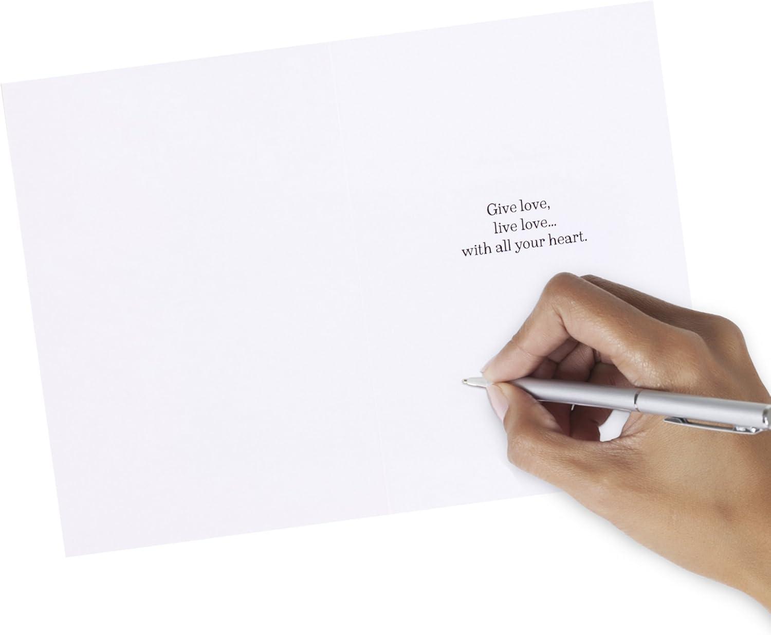 imageHallmark Mahogany Valentines Day Cards Assortment Love Day Hearts 8 Valentines Day Cards with EnvelopesPinkPurple