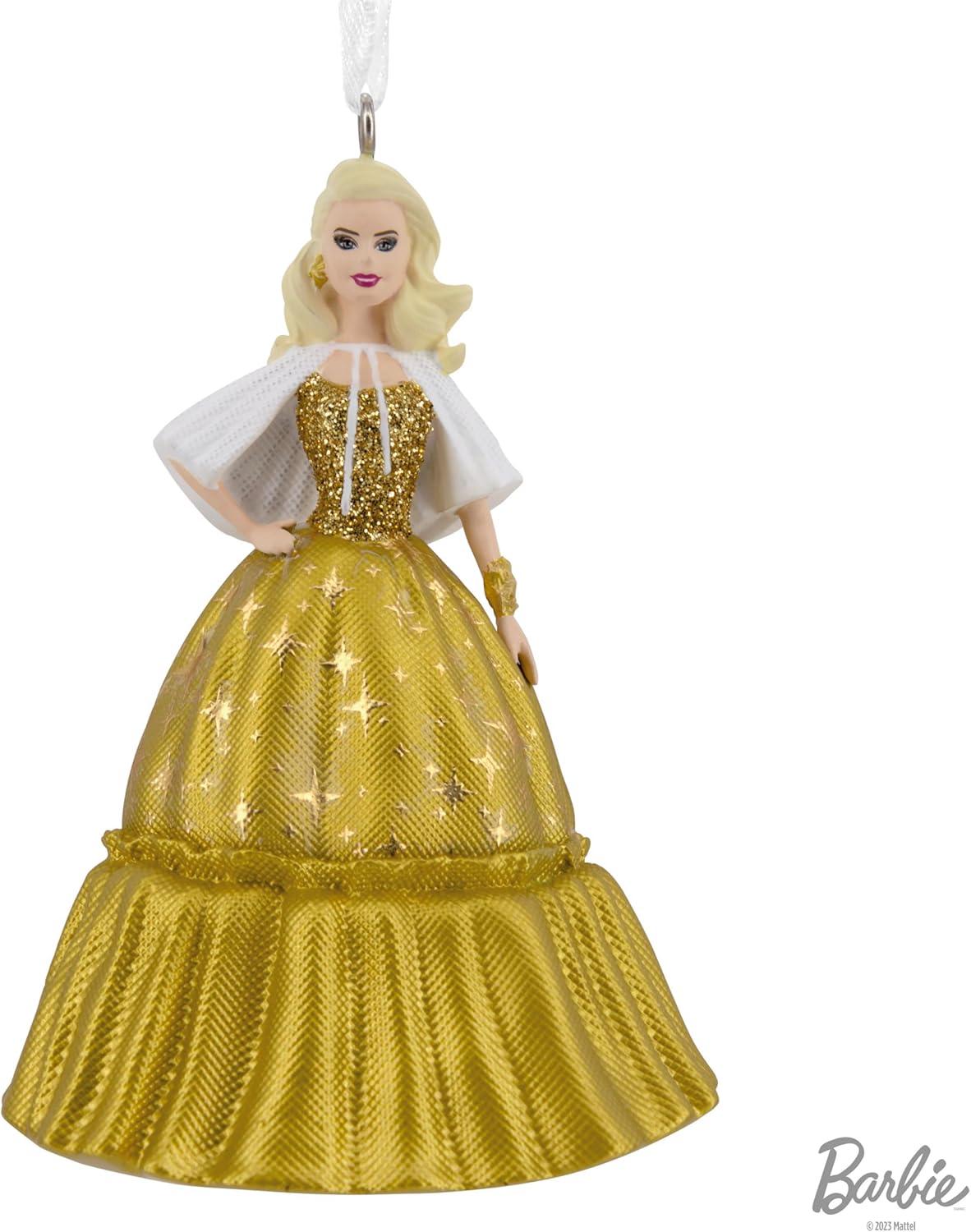 imageHallmark Mattel Holiday Barbie 2023 Christmas OrnamentHoliday Barbie 2023