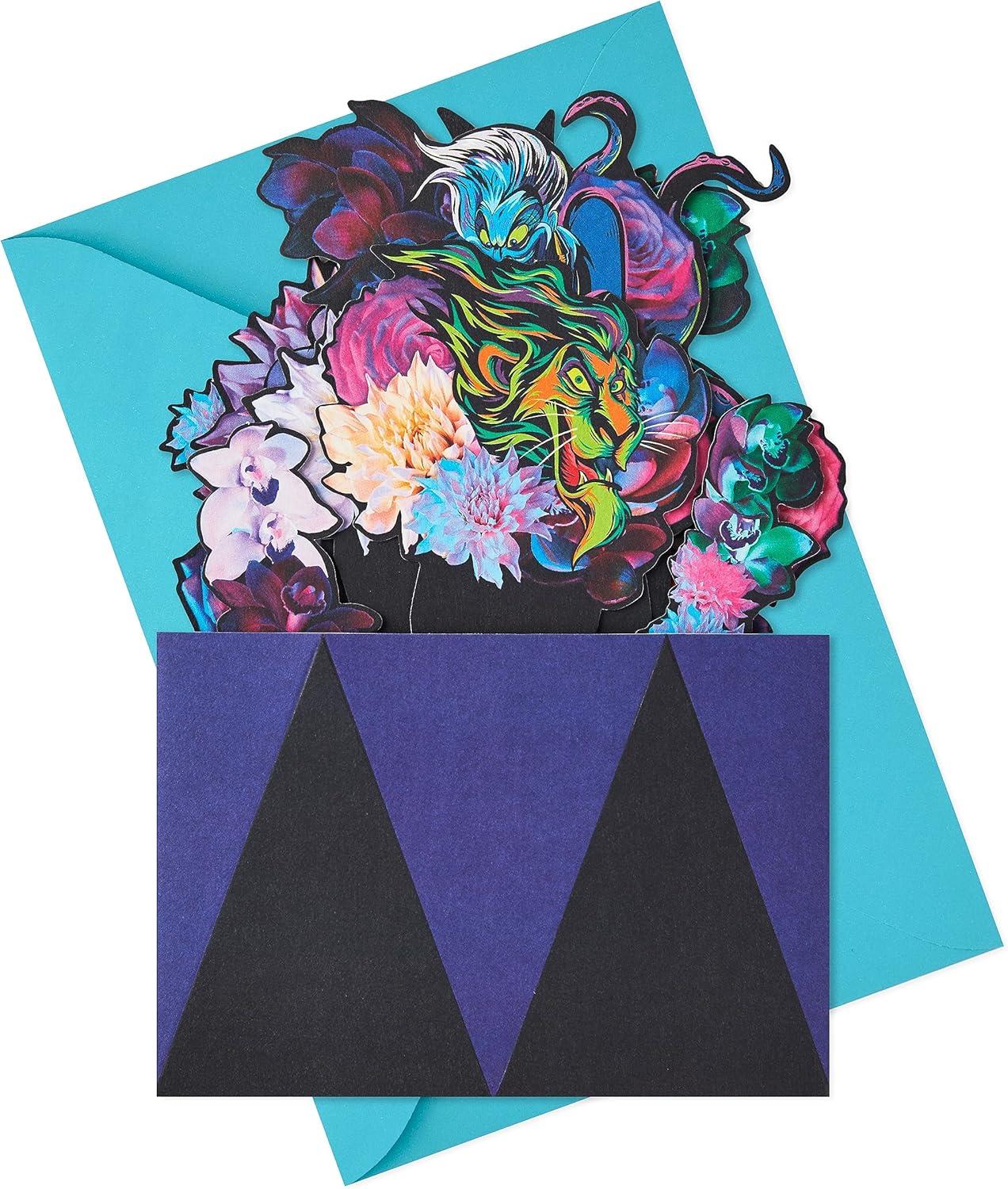 imageHallmark Paper Wonder Disney Villains Valentines Day Pop Up Card Celebrate for Birthdays Halloween Graduations Congratulations